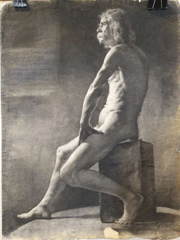 Louis Hierle Prize Winning Figure Drawing