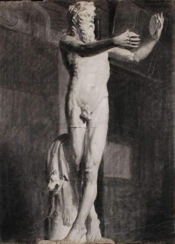 Pierre Victor Robiquet Cast Drawing