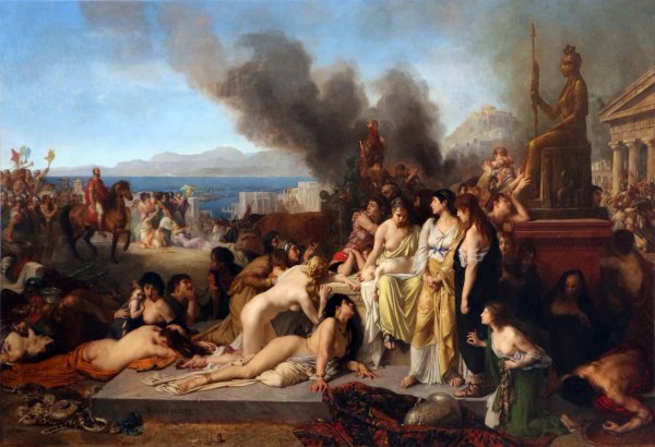 academic narrative painting by tony robert fleury