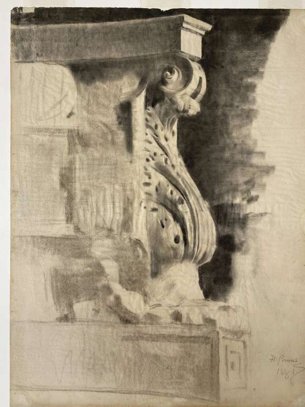 Pousão Cast Drawing