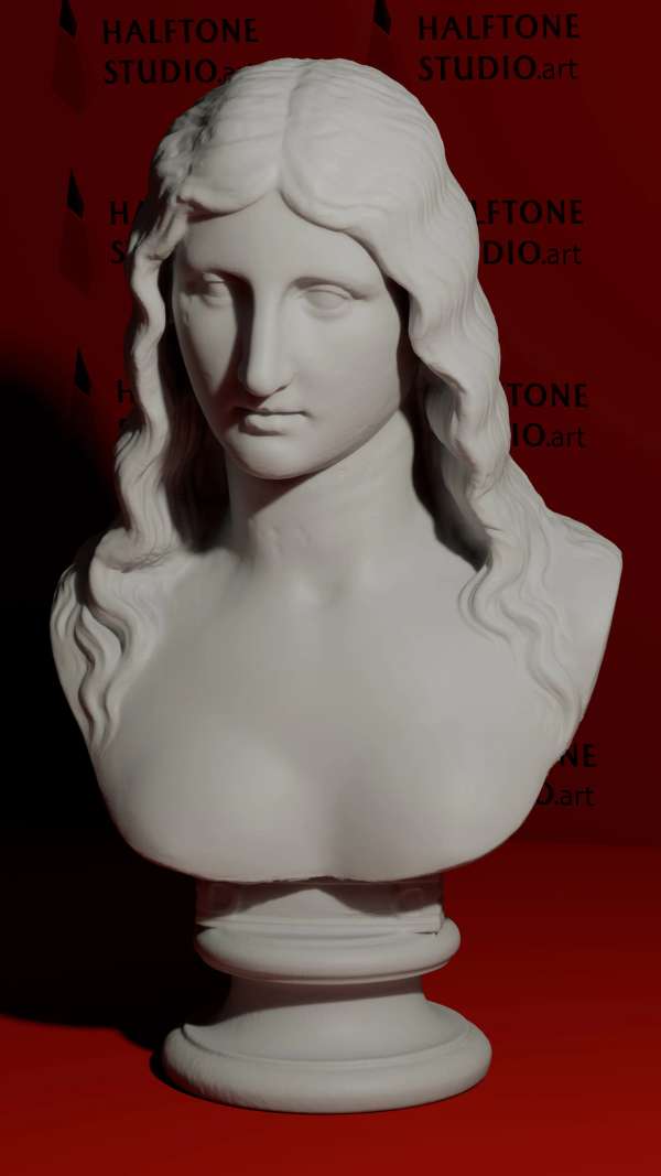 Bust Of Barbarian Woman