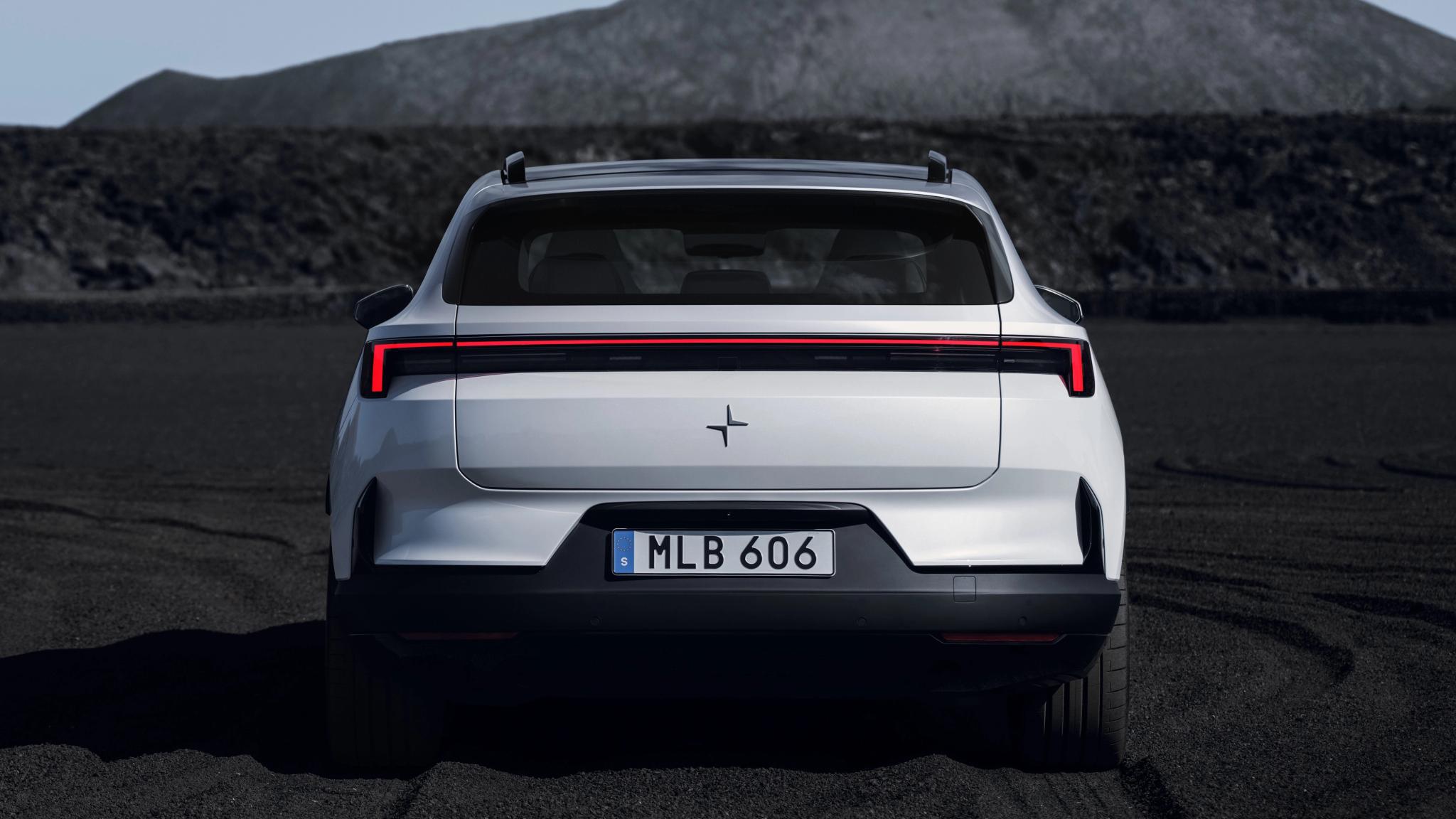 2027 Polestar 4 SUV in white rear