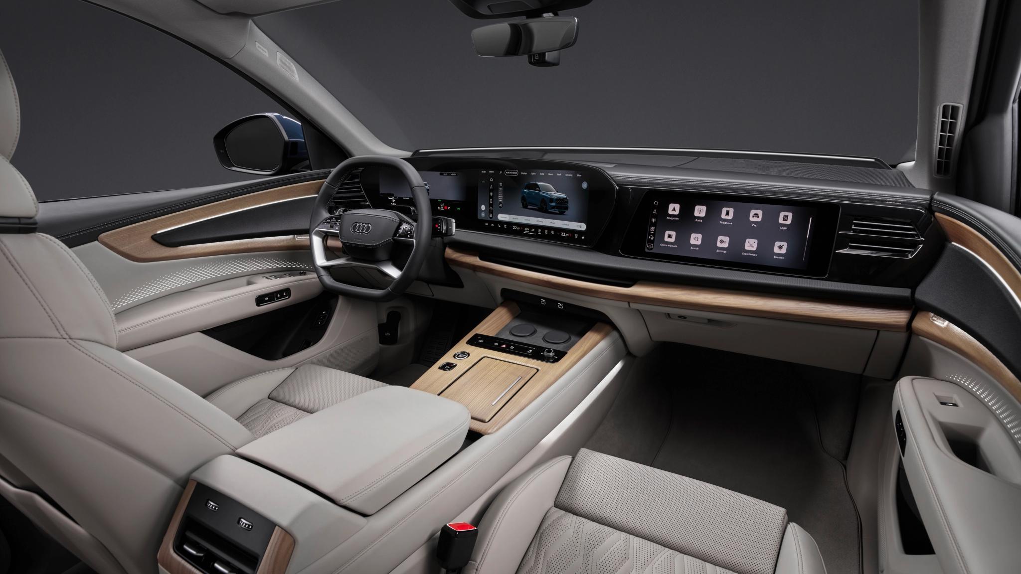 2027 Audi Q7 third-generation large luxury SUV interior