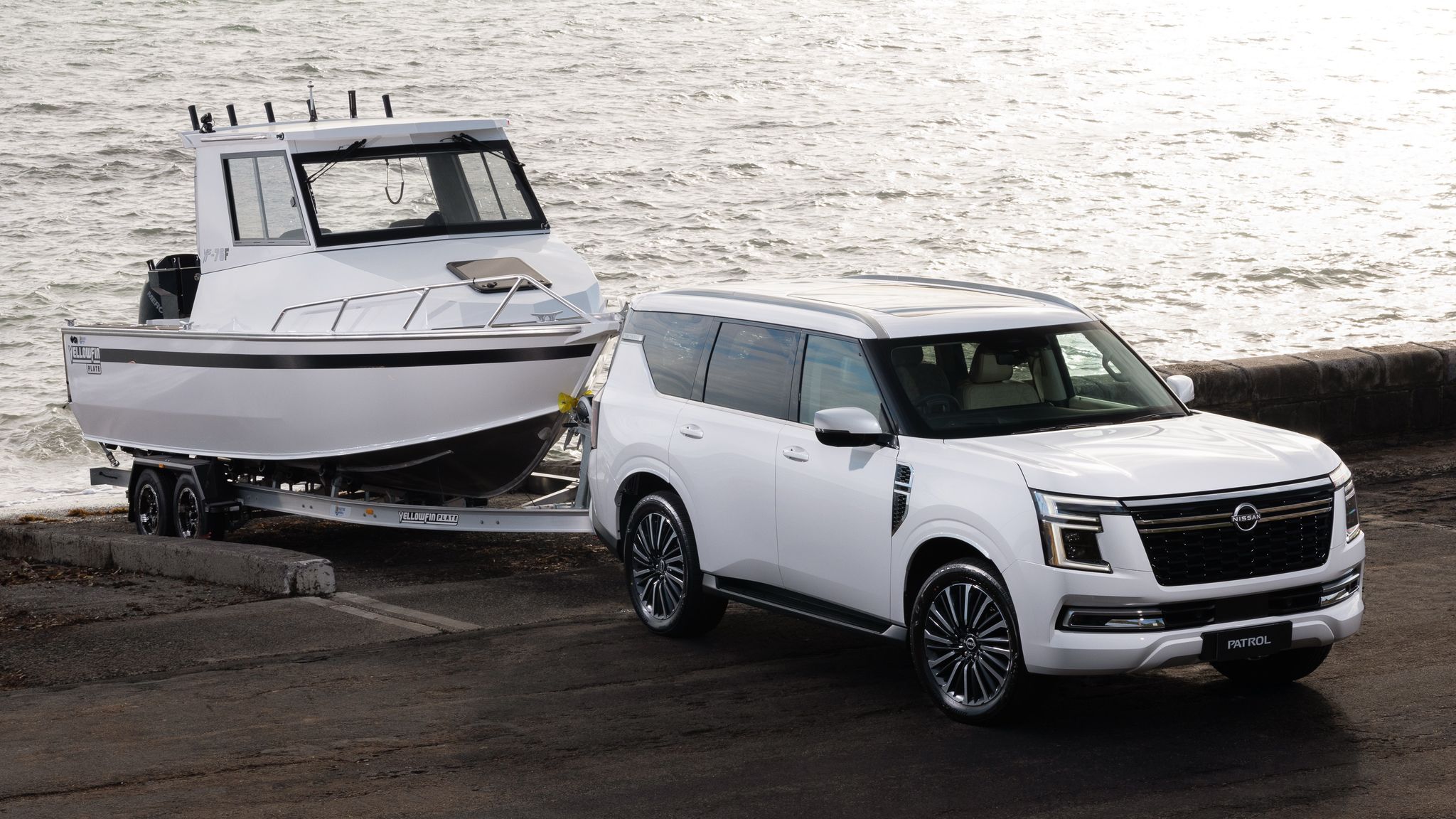 All-new Nissan Patrol large seven-seat SUV towing