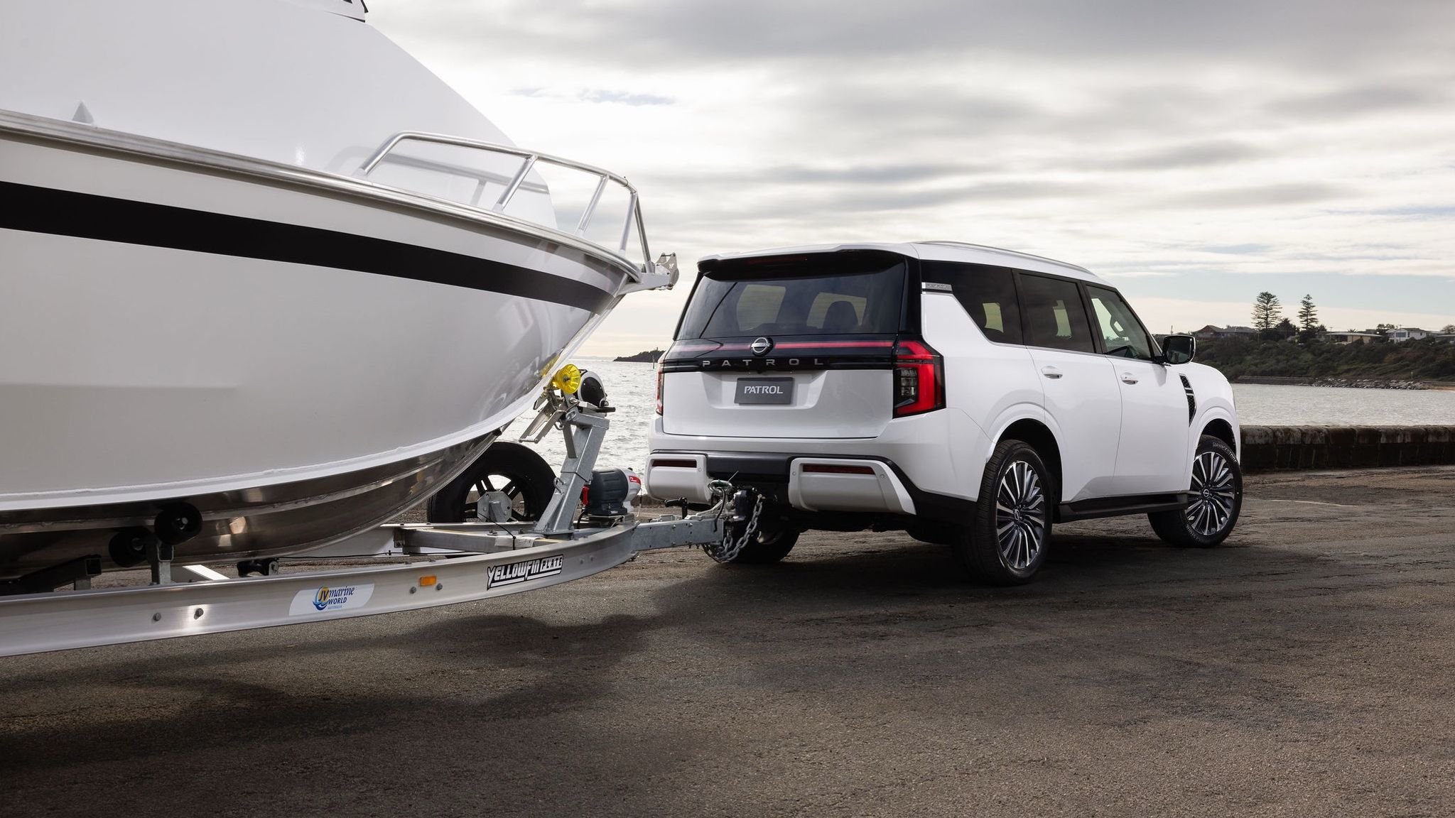 2026 Nissan Patrol large 8-seat SUV towing