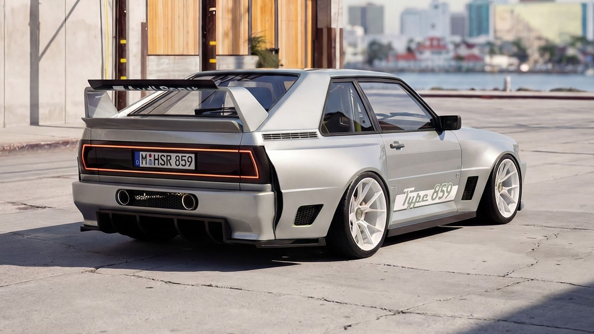 Audi Sport Quattro tribute HSR Manufaktur Type 859 restomod