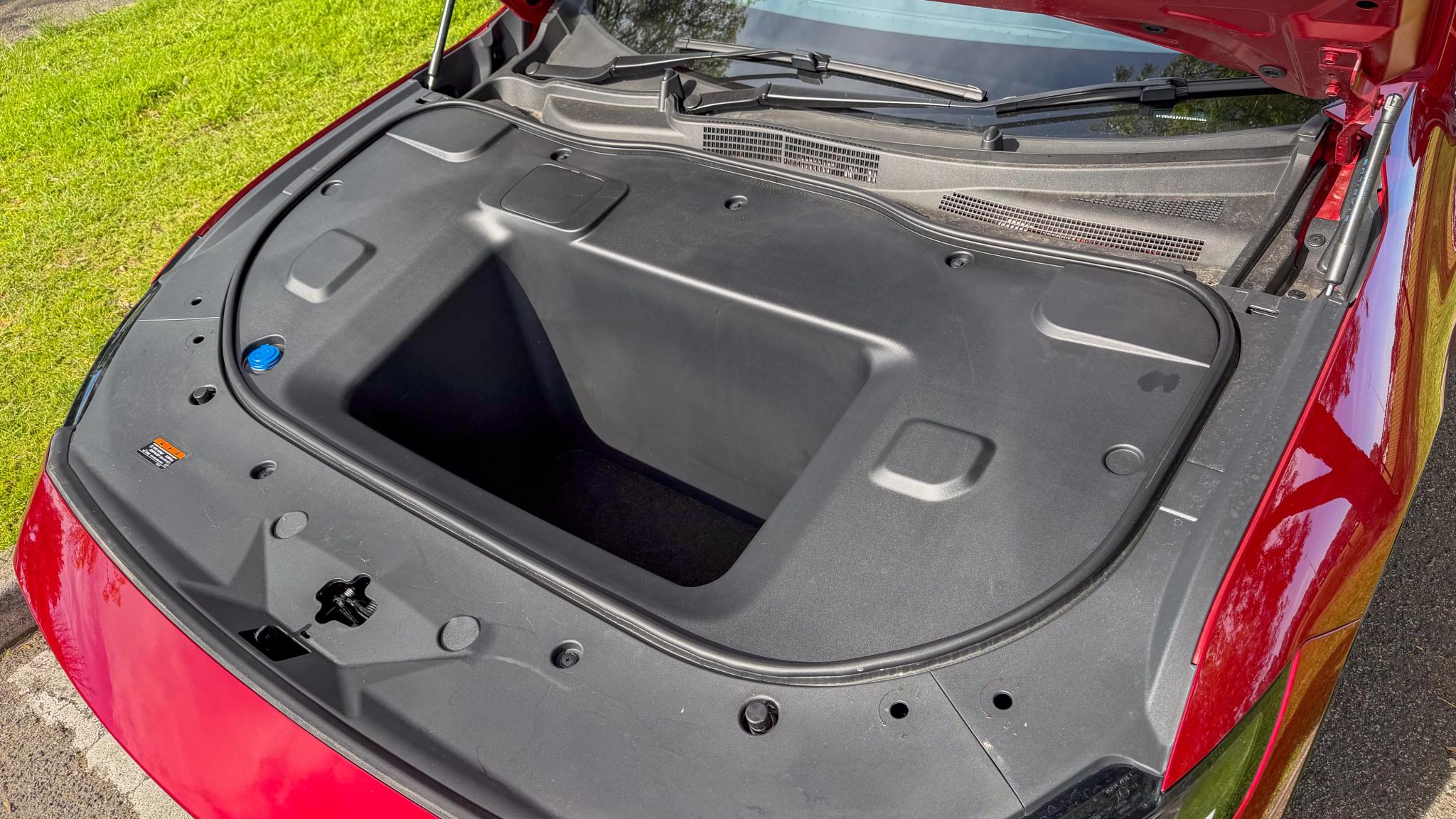 2026 Mazda 6e frunk under bonnet