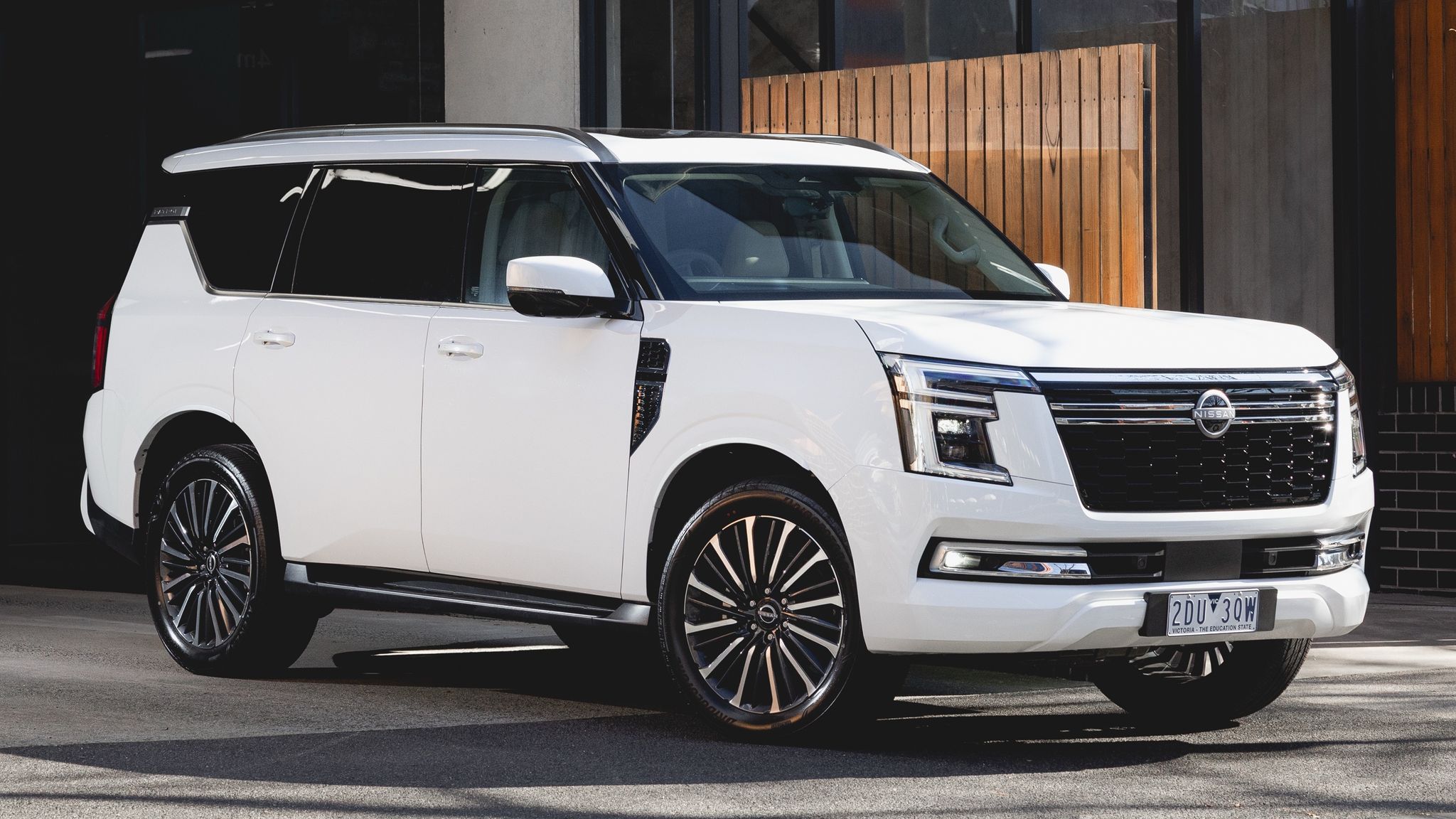 2026 Nissan Patrol front three quarter