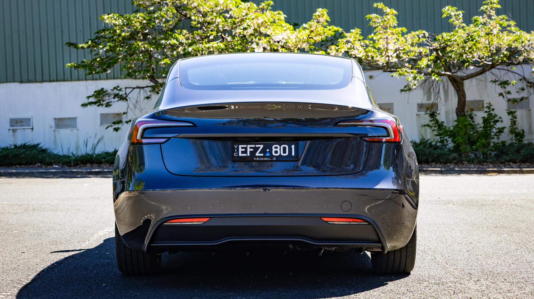 2027 Tesla Model 3 Rear-Wheel Drive rear