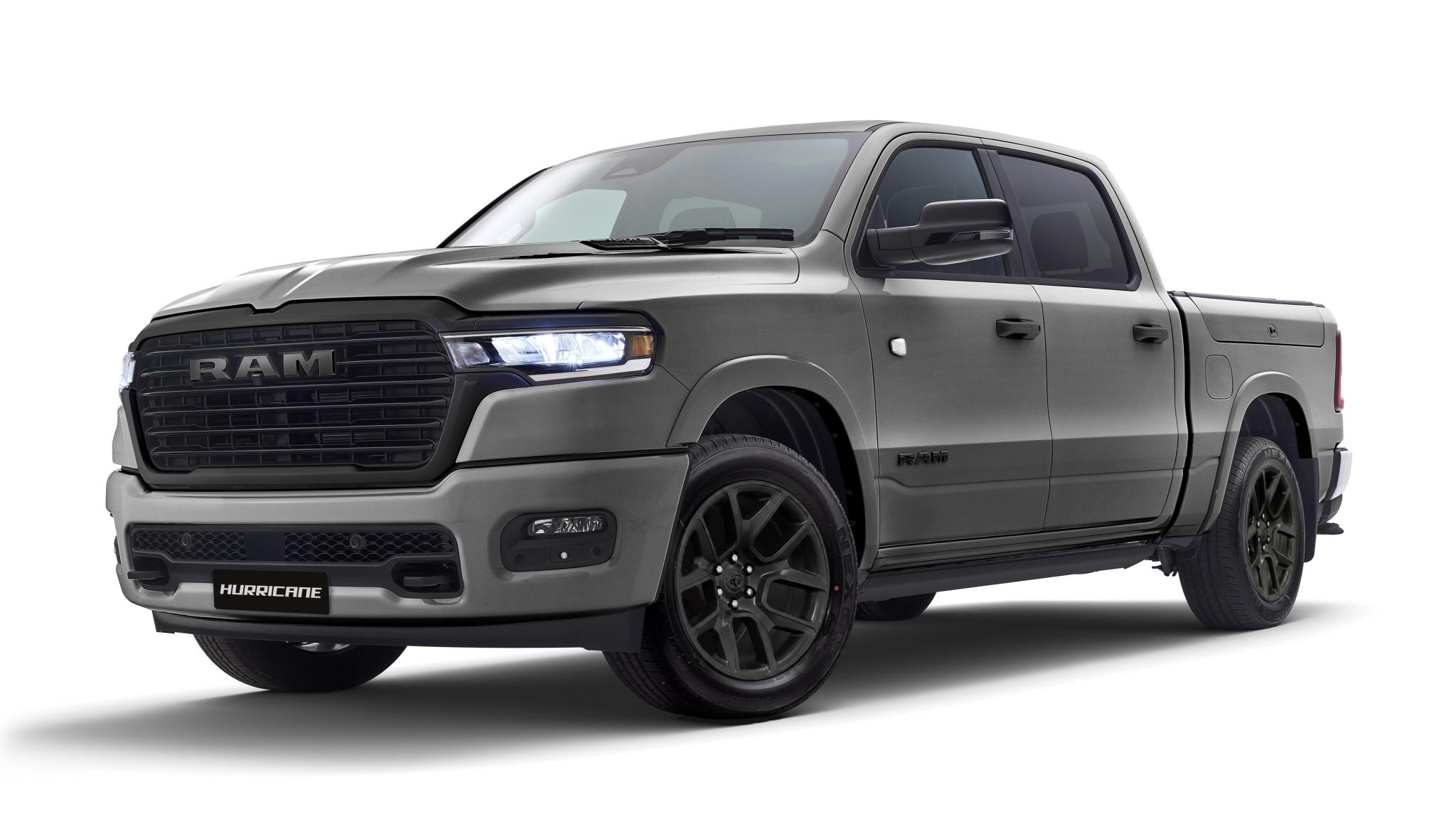 2026 Ram 1500 Laramie Night Edition front three quarter