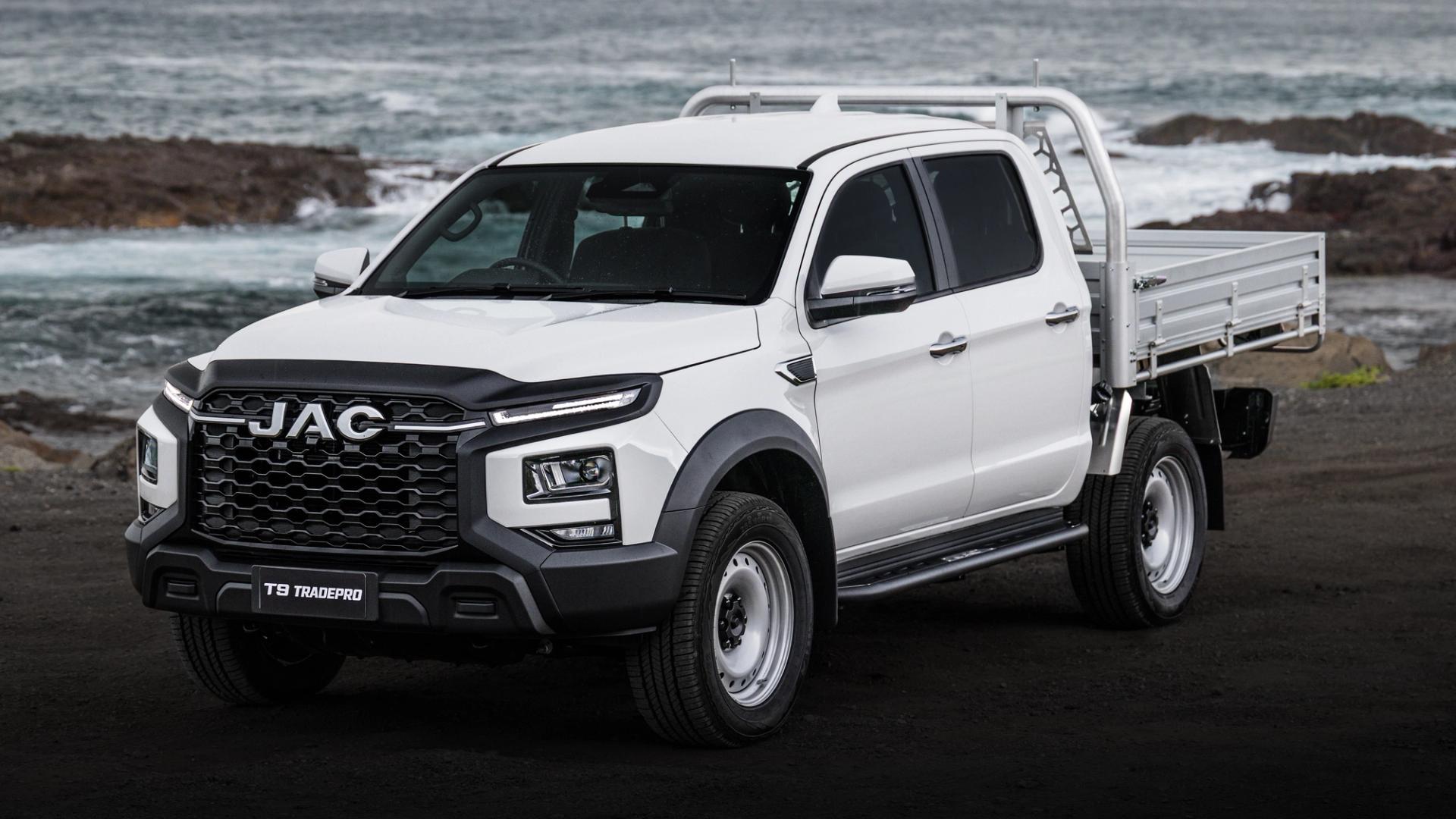 JAC T9 Tradepro cab-chassis starts from $38,990 with a free tray 