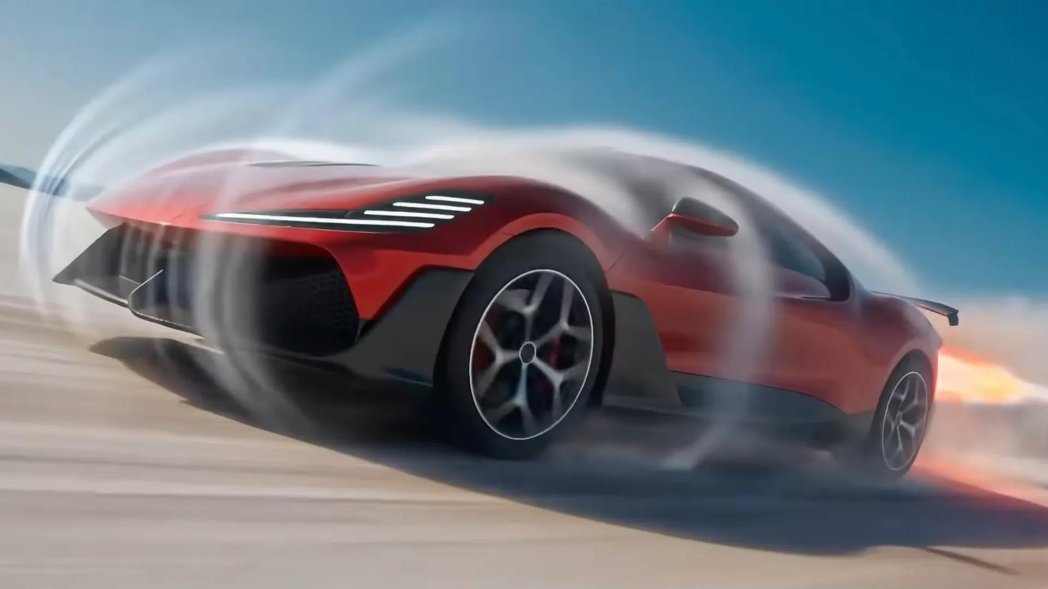 Dreame straps rockets to its electric hypercar for 0.9-second 0-100km/h - Image 2