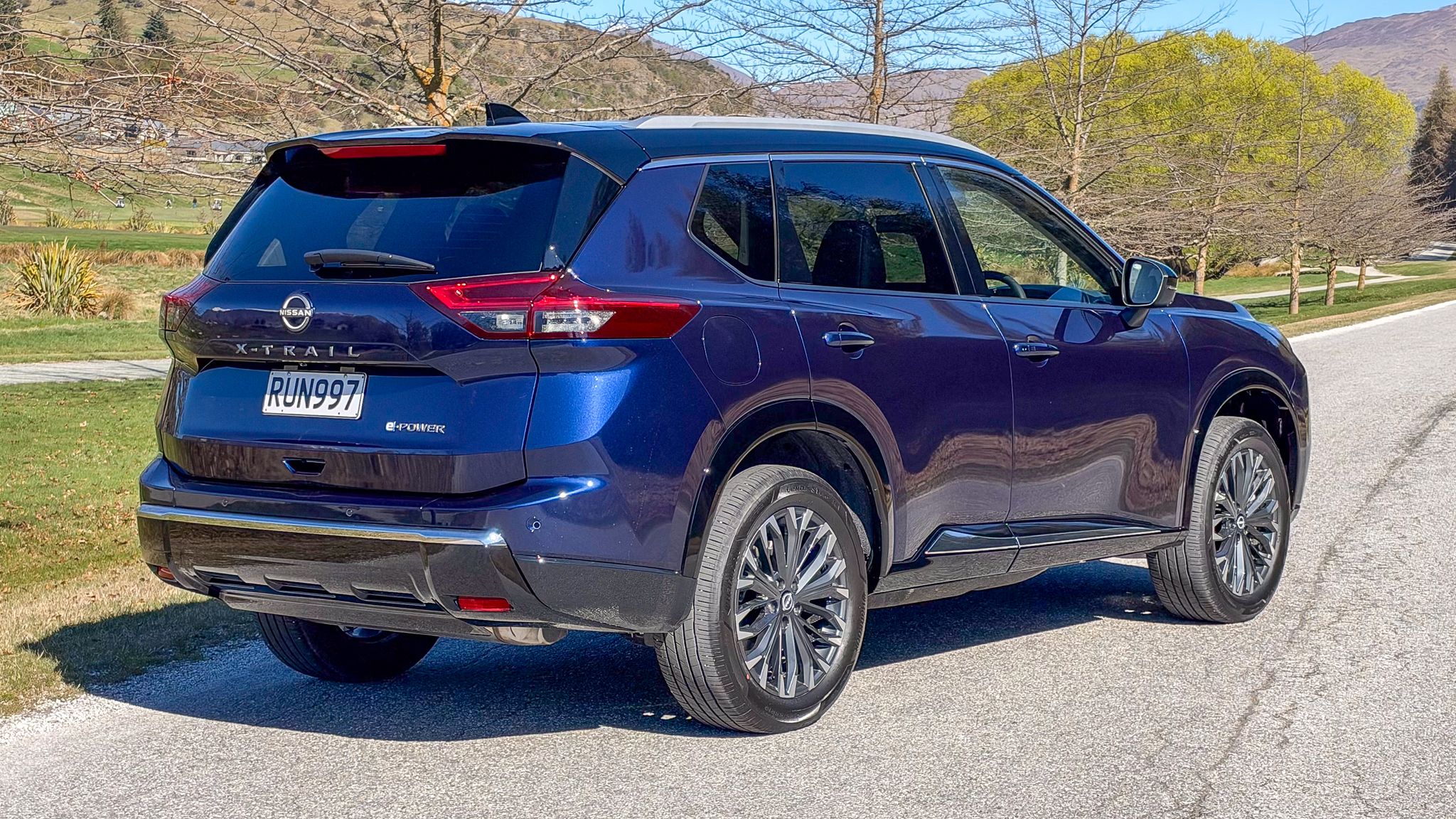 2026 Nissan X-Trail e-Power rear three quarter