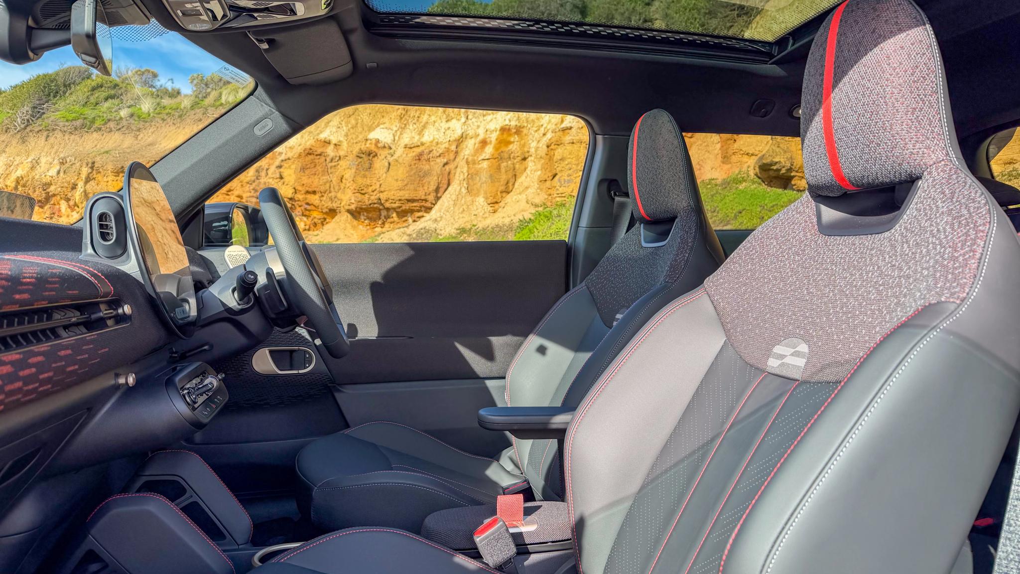 2026 Mini Cooper JCW Electric front seats