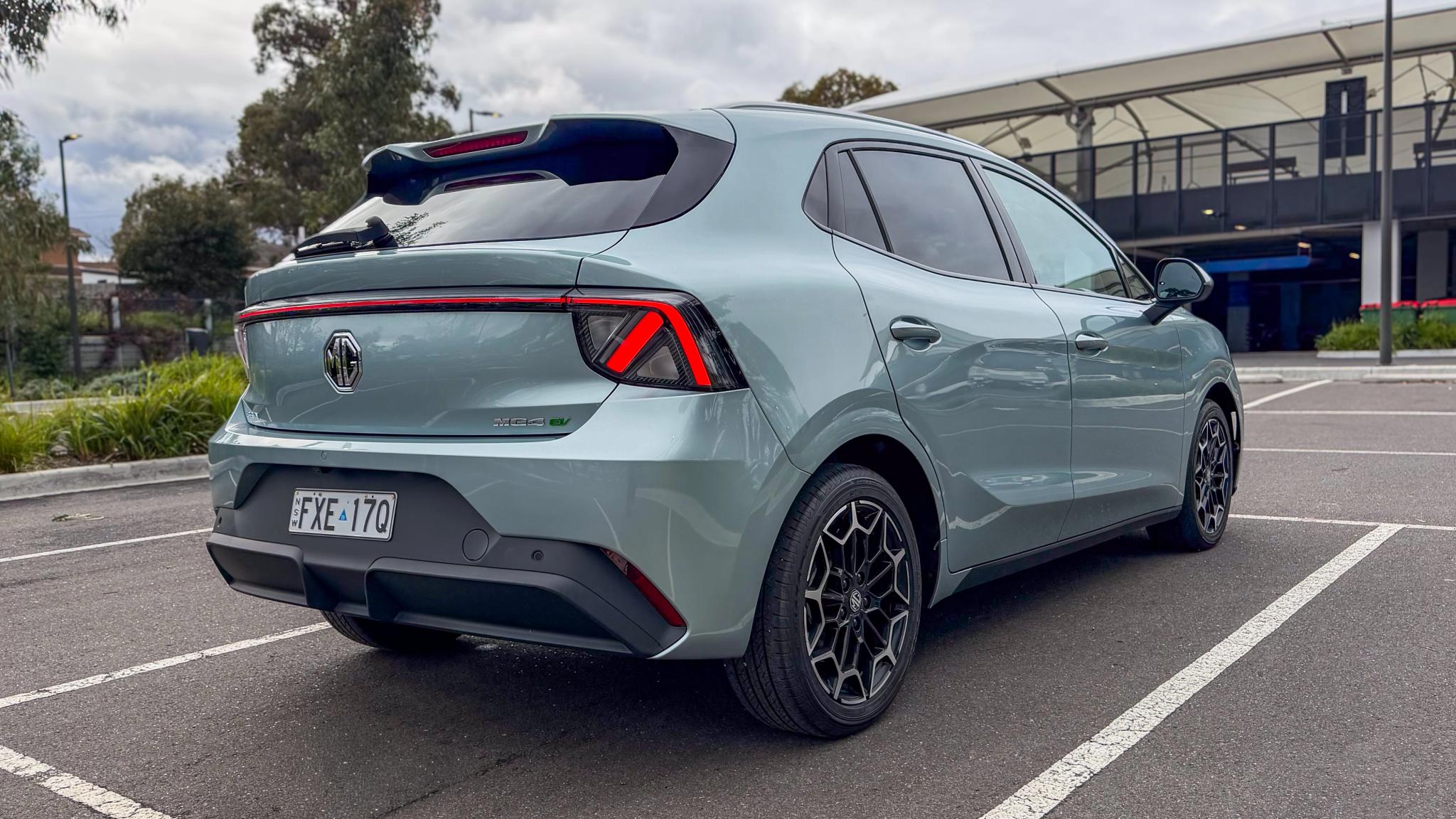 2026 MG4 EV Urban rear three quarter