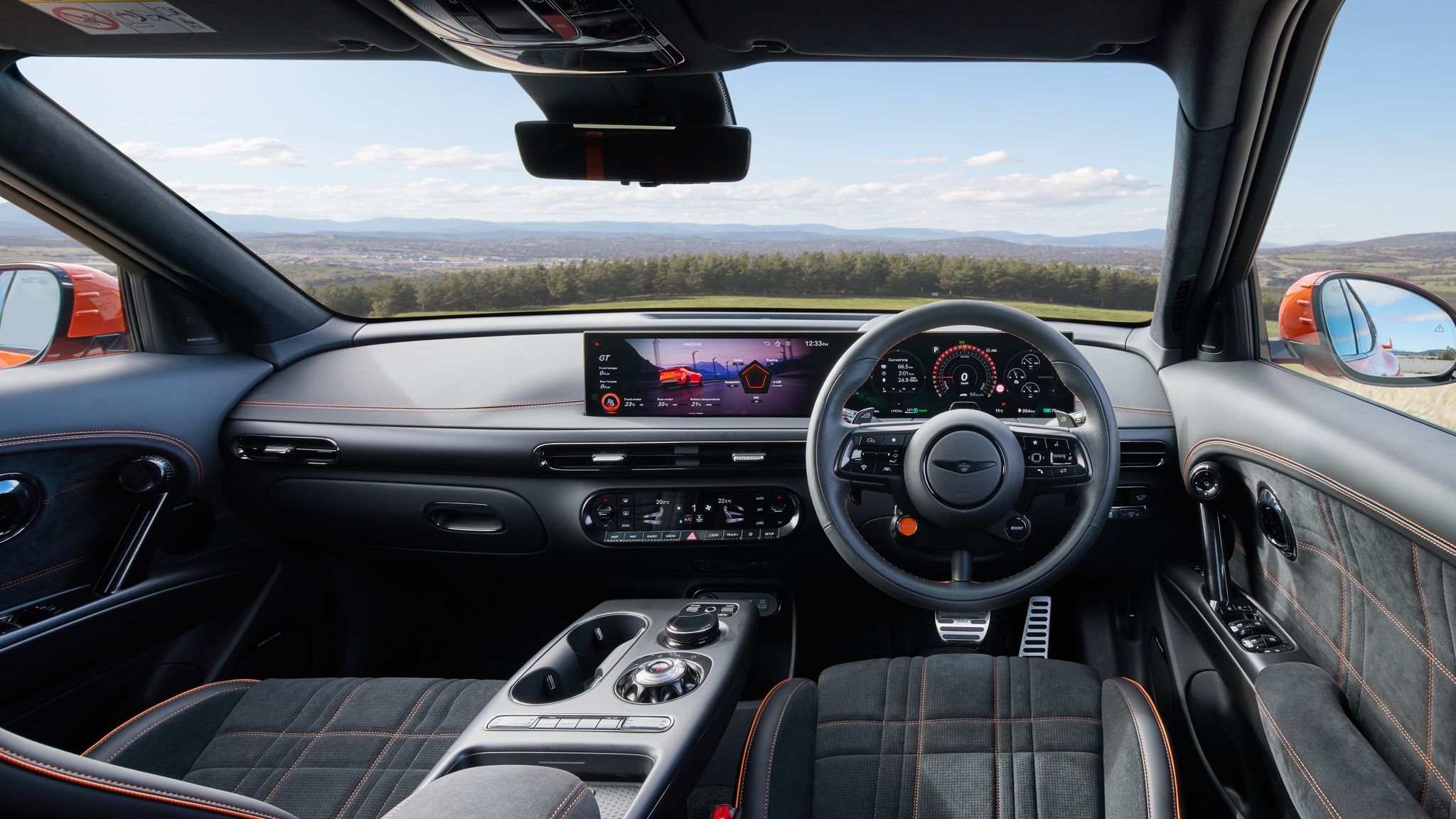 2026 Genesis GV60 Magma performance electric SUV interior