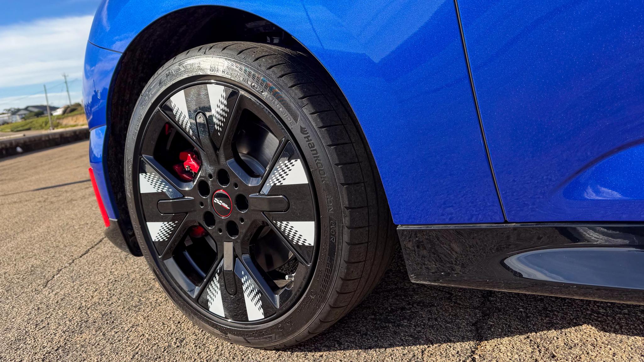 2026 Mini Cooper JCW Electric front alloy wheel