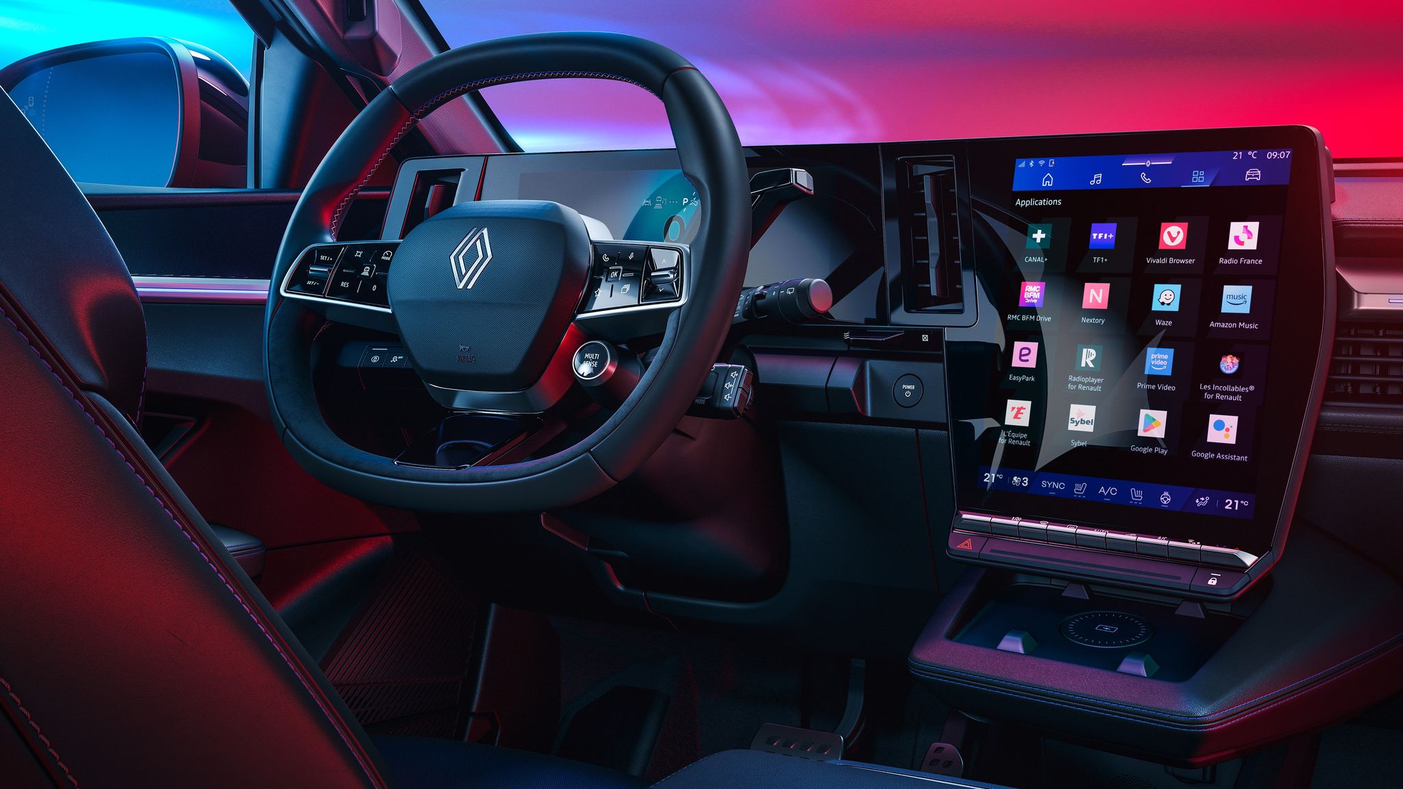 2027 Renault Megane E-Tech front dashboard