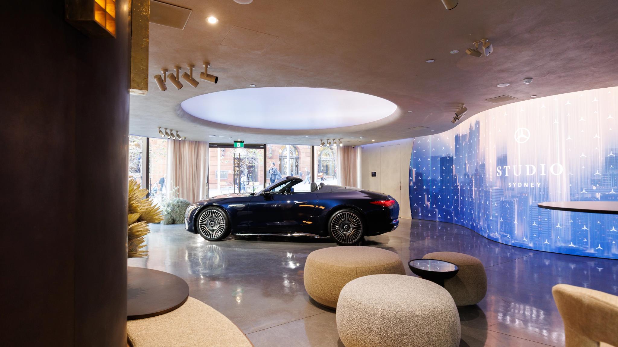 Mercedes-Benz Studio Sydney interior