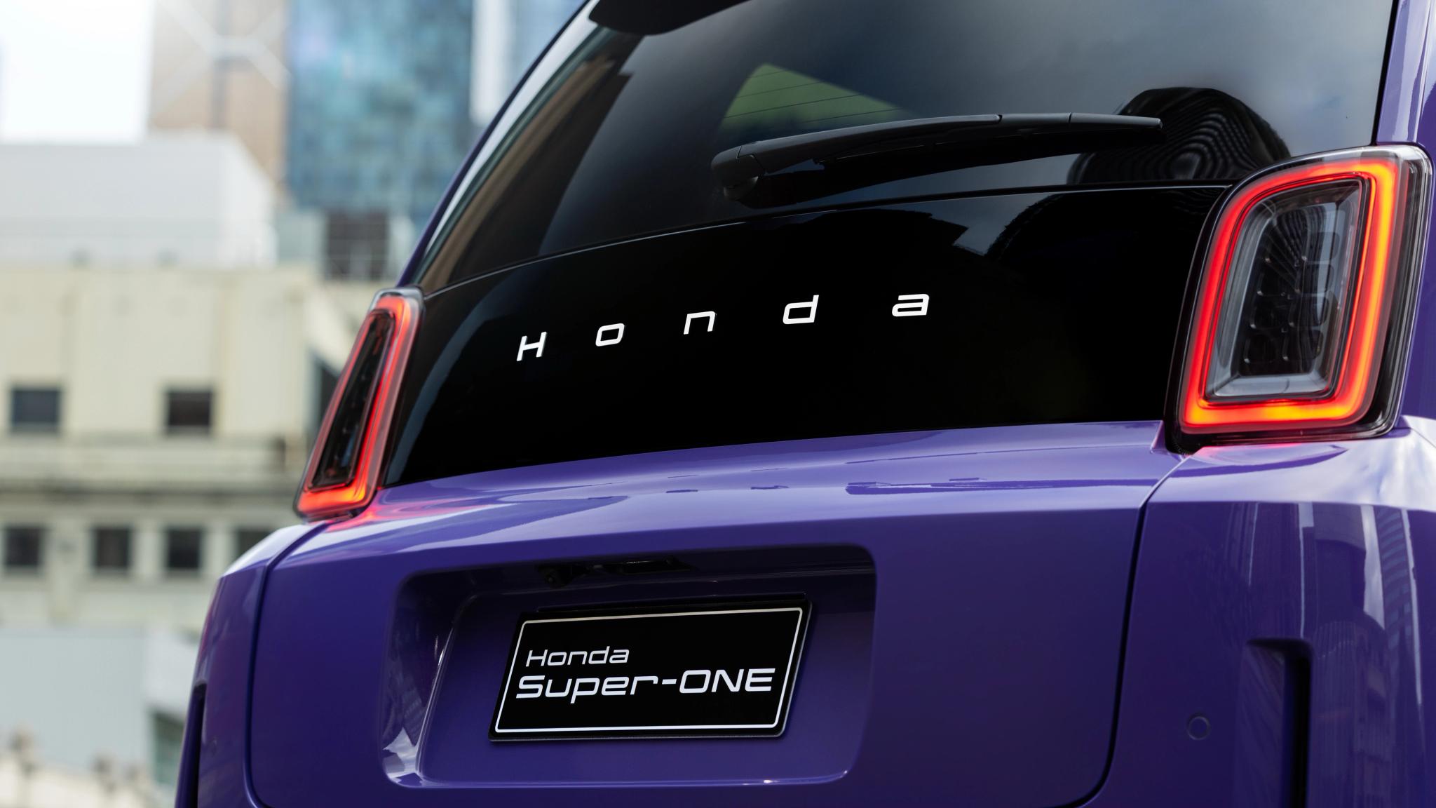 026 Honda Super-ONE electric city car rear badge