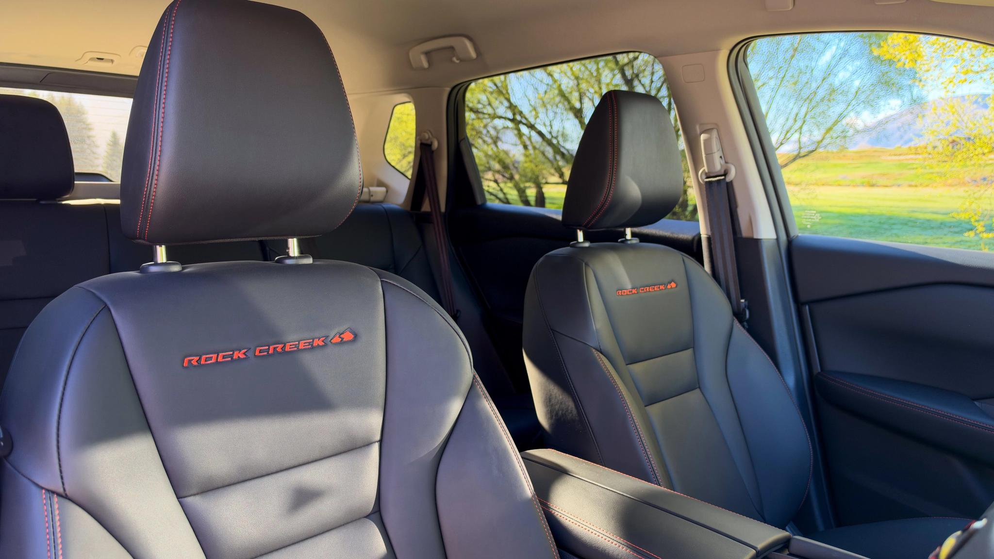 2026 Nissan X-Trail Rock Creek front seats