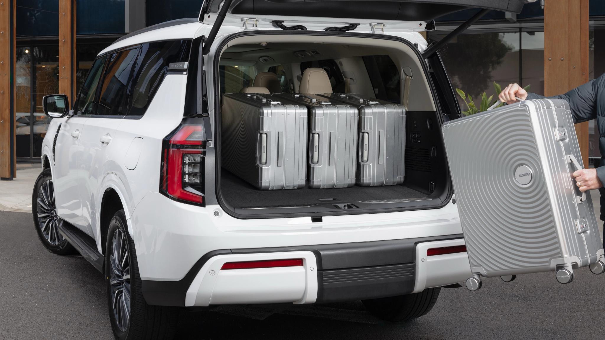 All-new Nissan Patrol large seven-seat SUV boot space