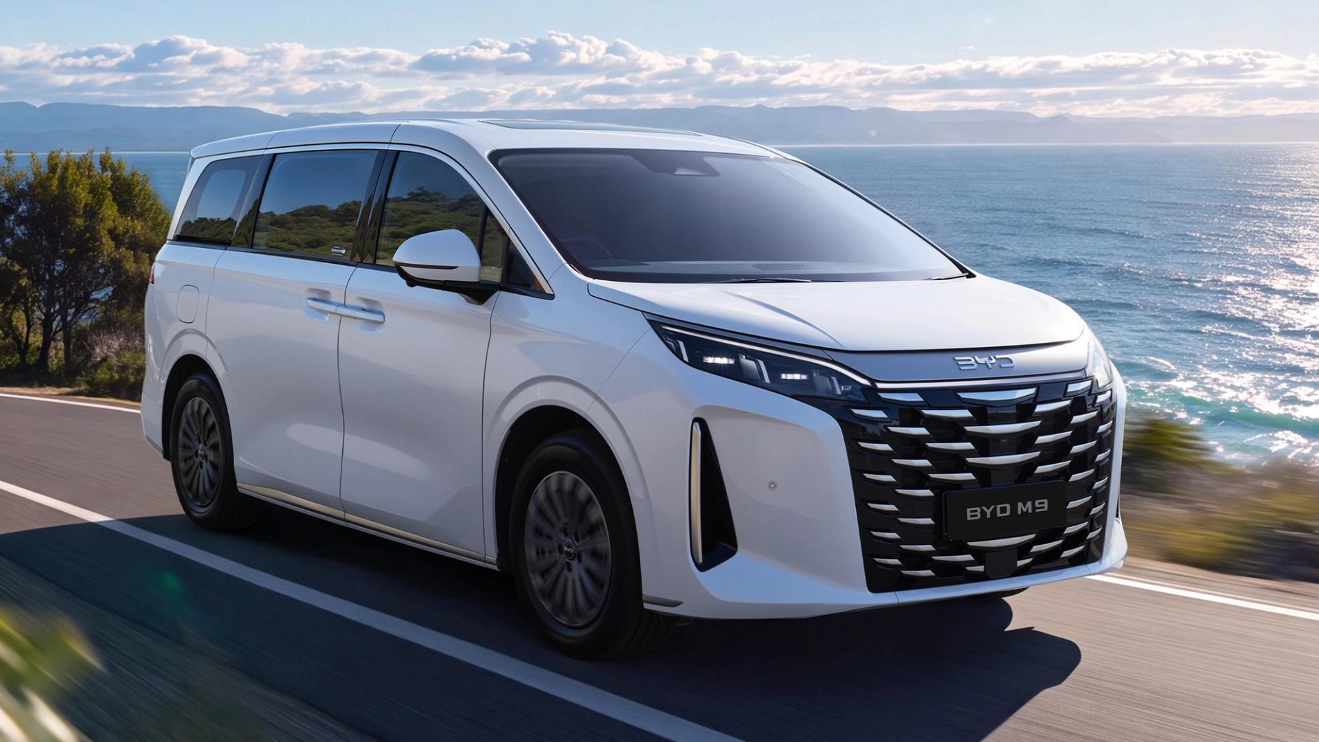 BYD M9 priced from $61,990 as plug-in hybrid rival to Kia Carnival