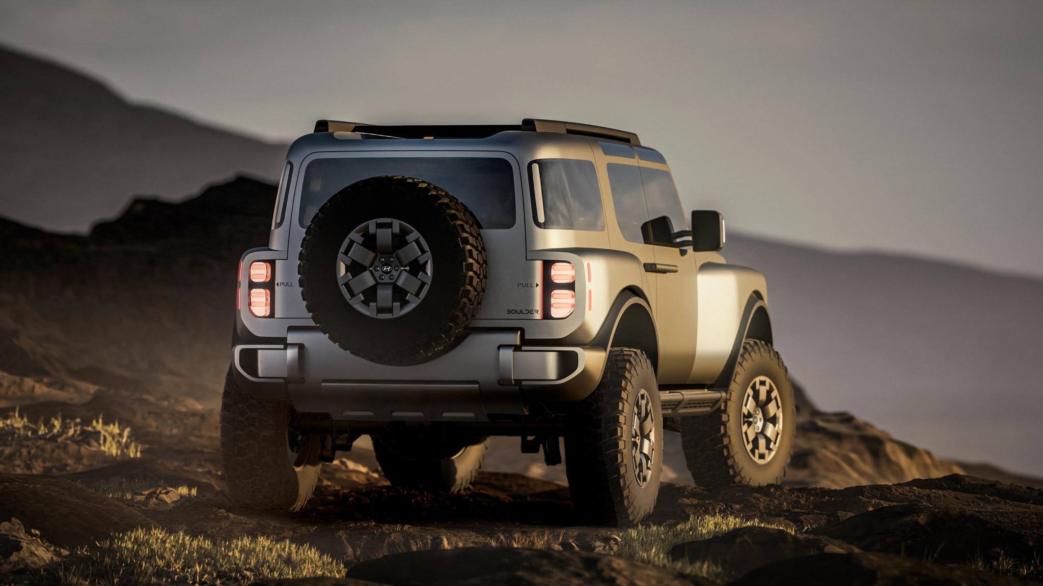 Hyundai Boulder Concept previews first-ever body-on-frame truck and rugged SUV - Image 3