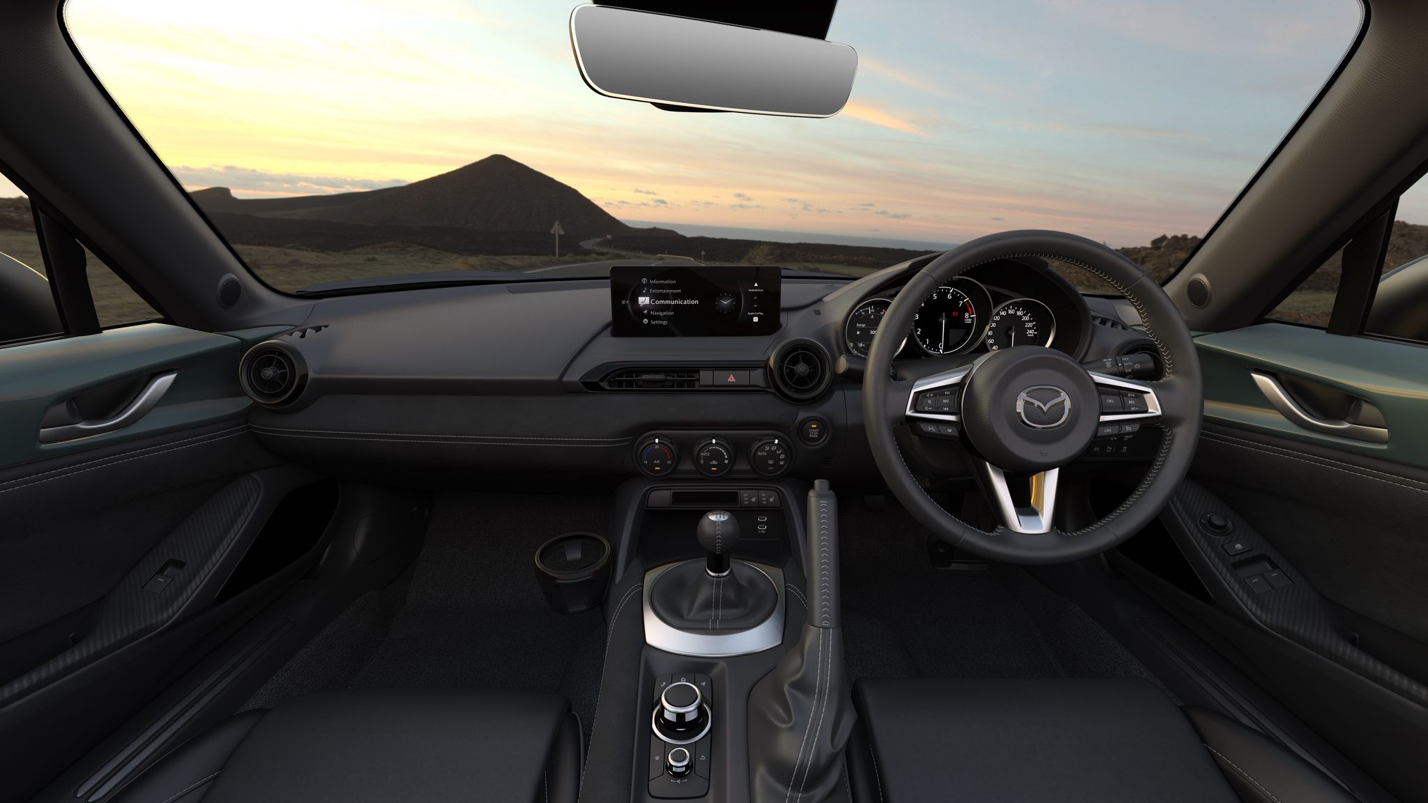 2026 Mazda MX-5 Roadster in new Zinc Green Metallic paint