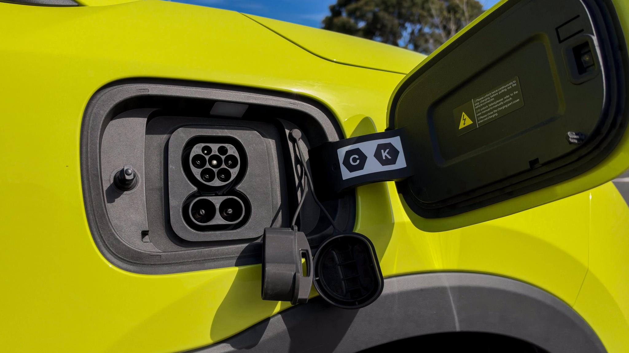 2026 BYD Atto 1 charging port