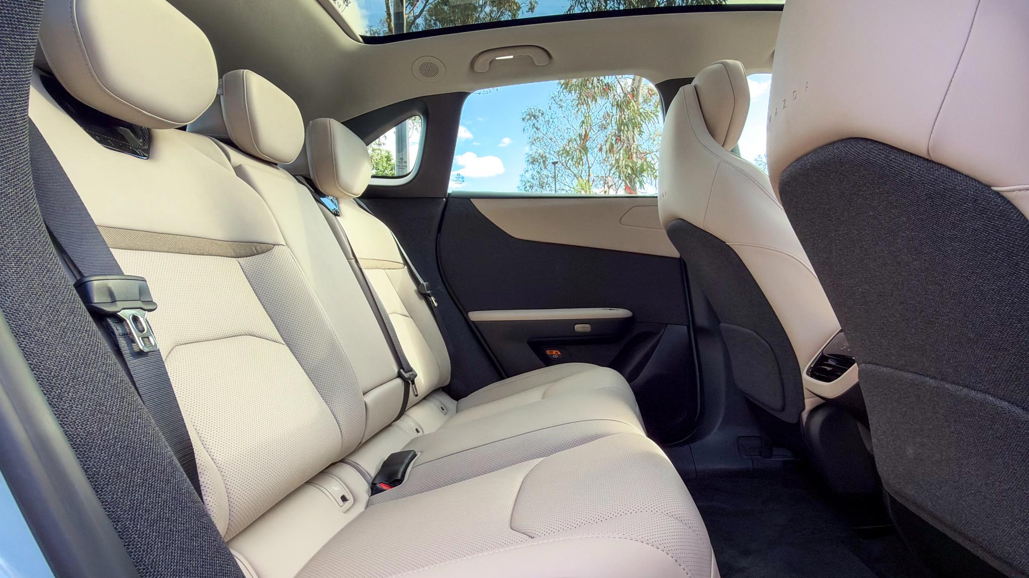 2027 Mazda CX-6e rear seat space