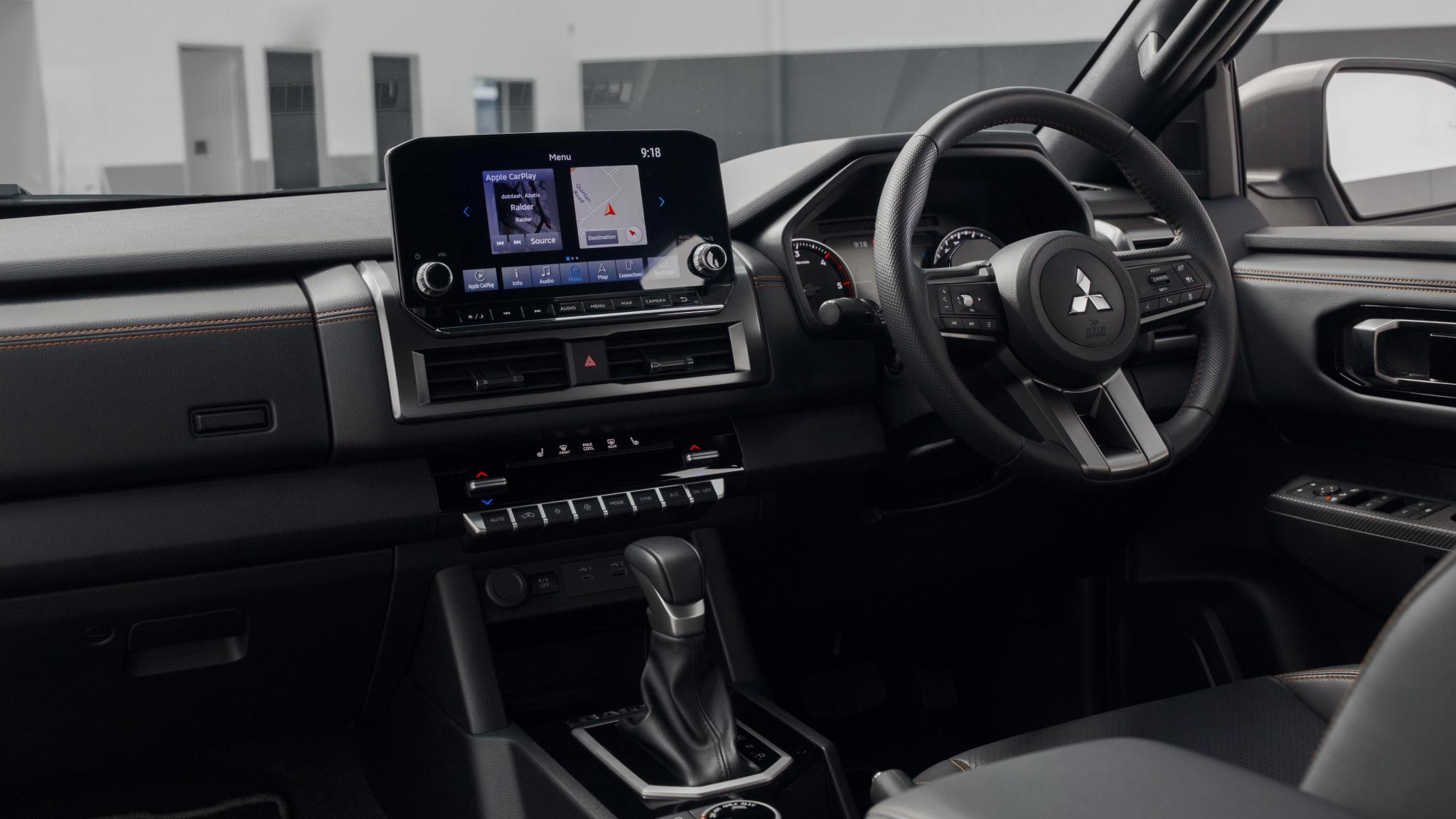 2026 Mitsubishi Triton Raider dual-cab ute interior