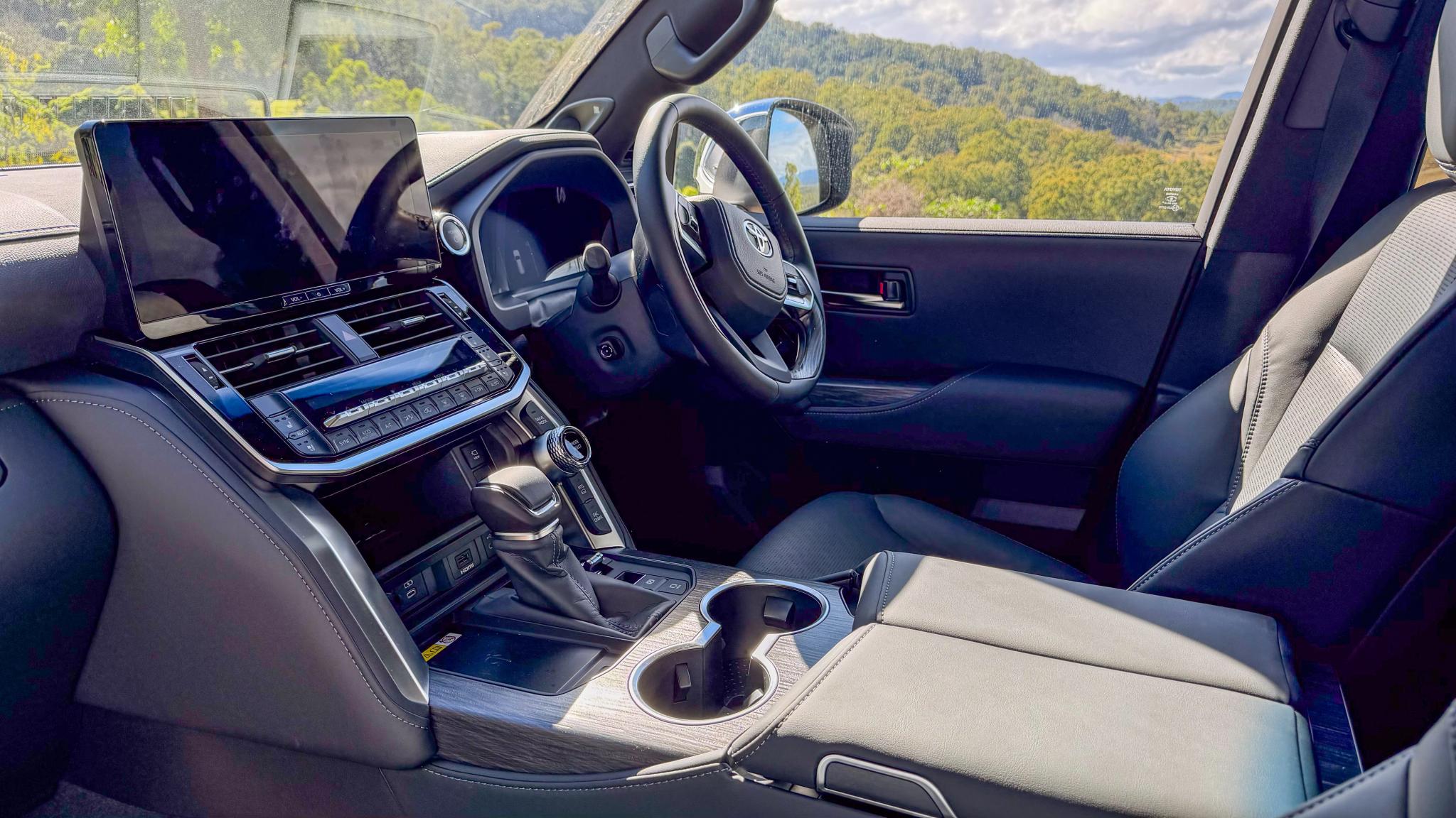2026 Toyota LandCruiser 300 Series Hybrid front cabin interior