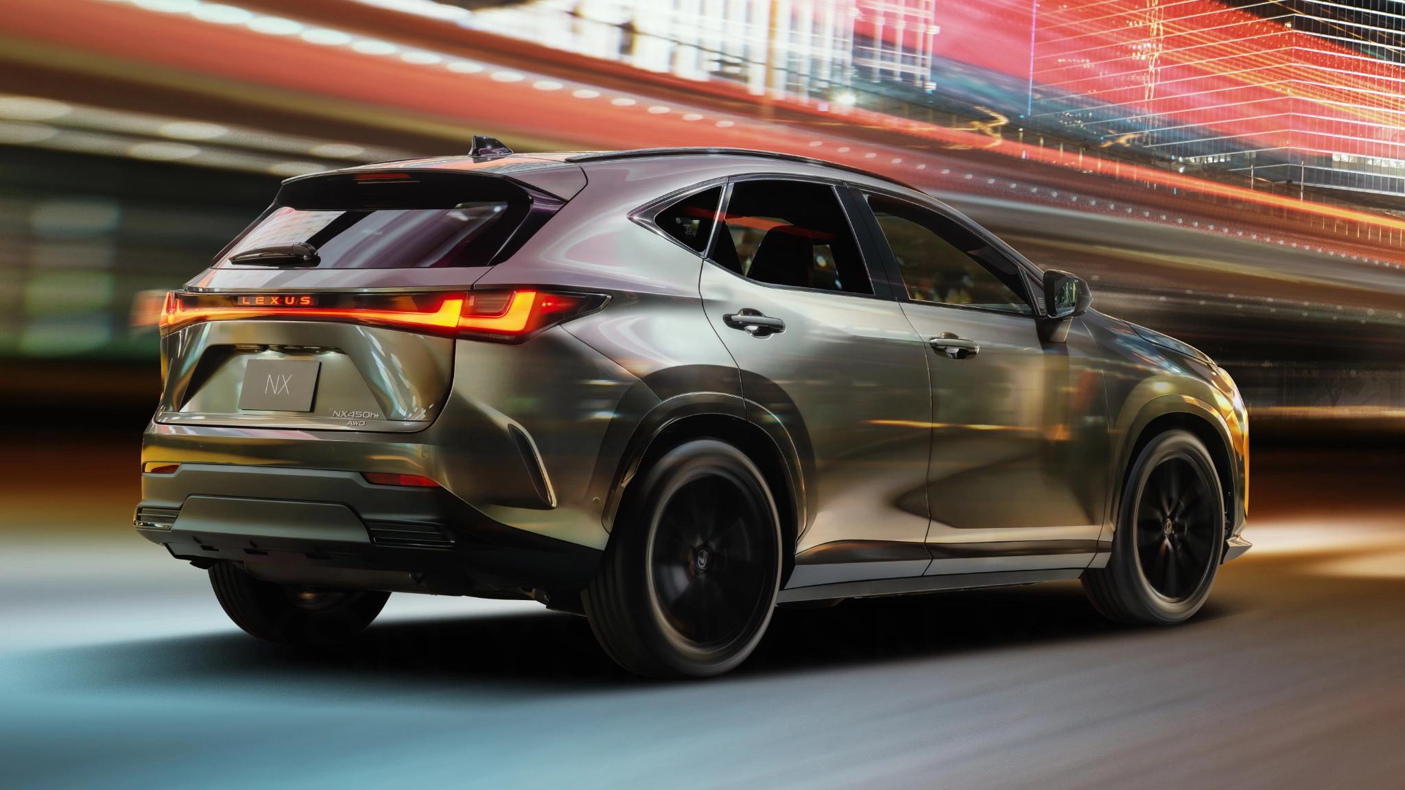 2027 Lexus NX medium SUV rear
