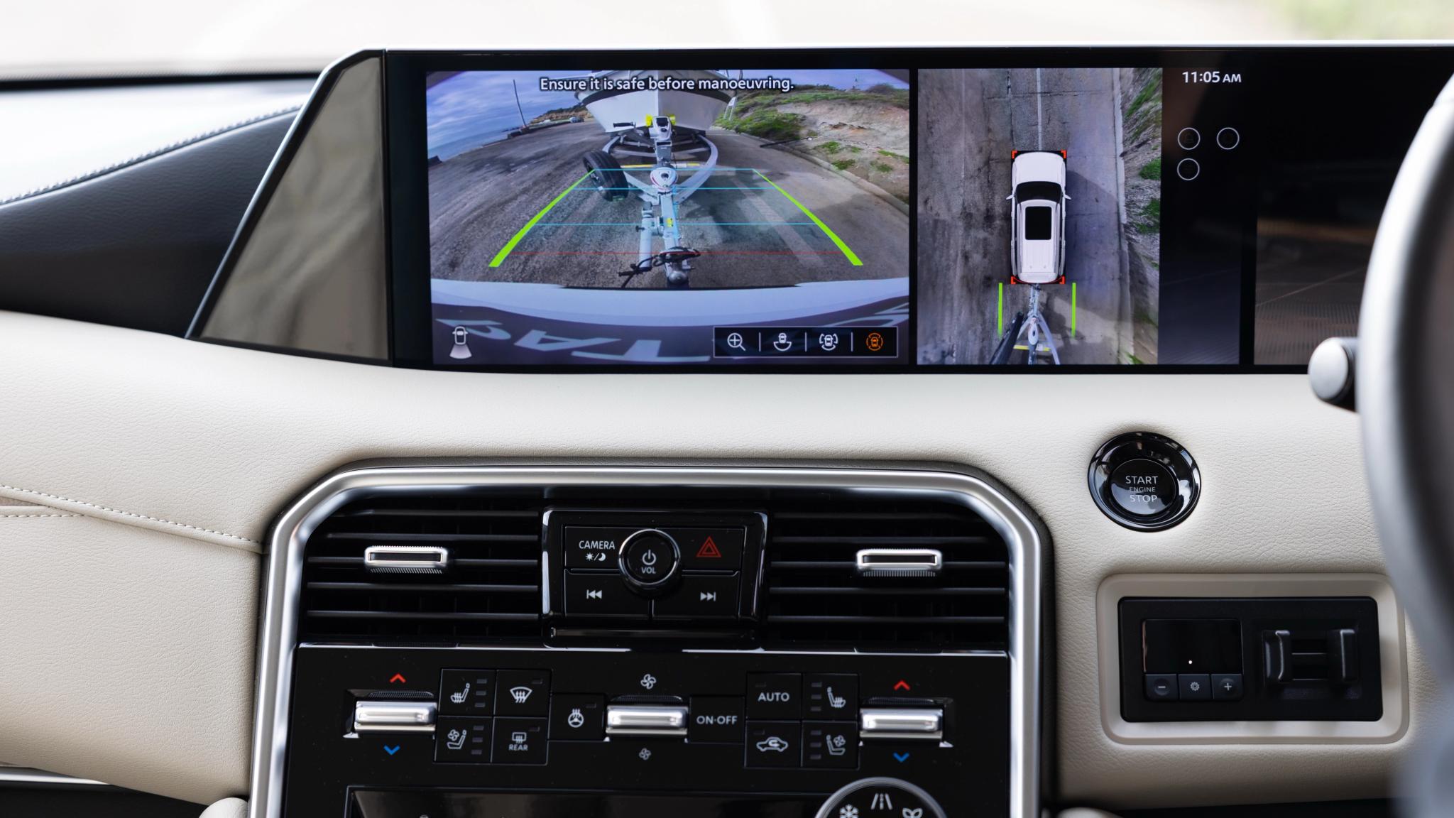 All-new Nissan Patrol large seven-seat SUV reversing camera