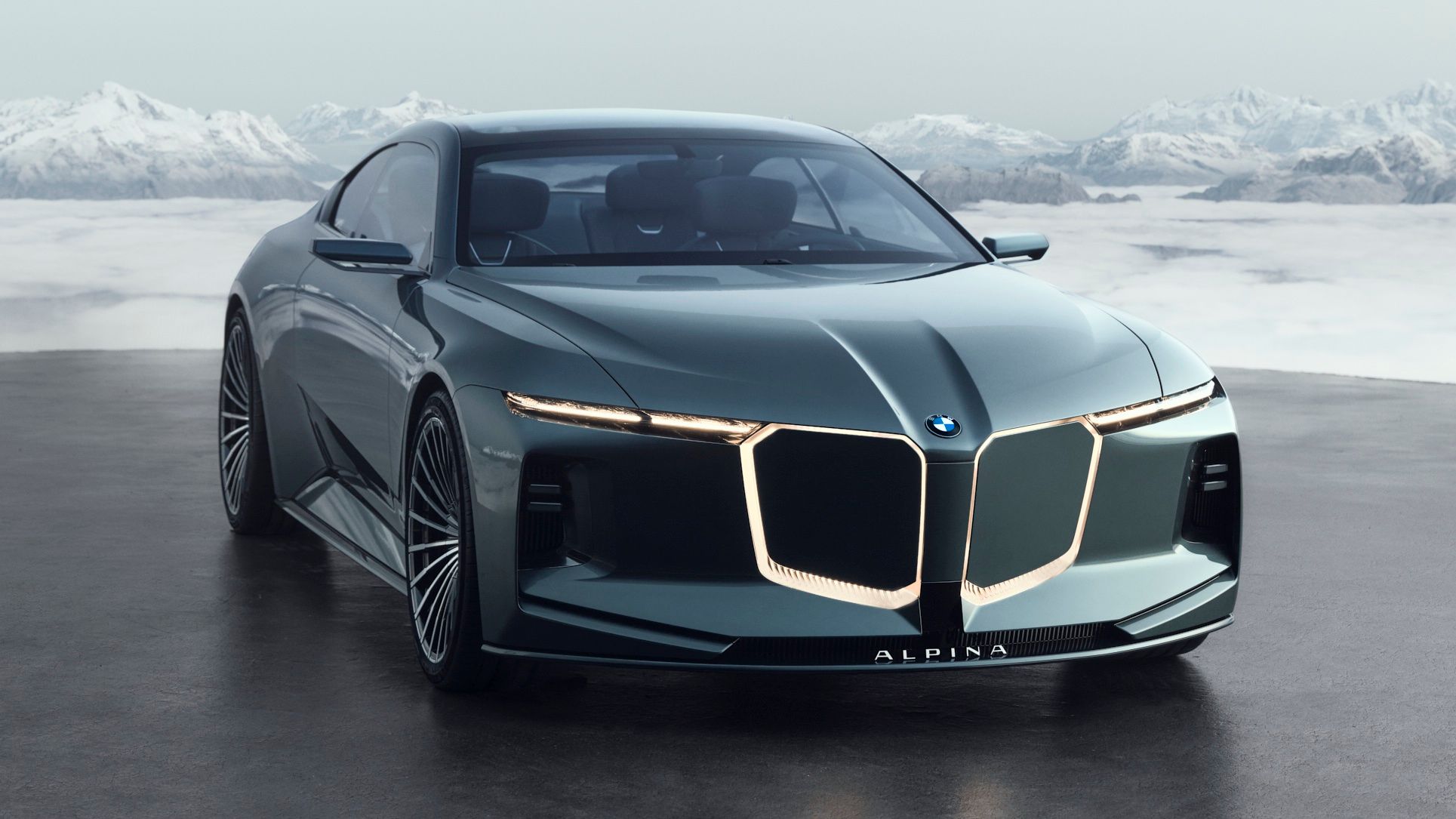 Vision BMW Alpina concept previews pure V8 luxury coupe arriving in 2027