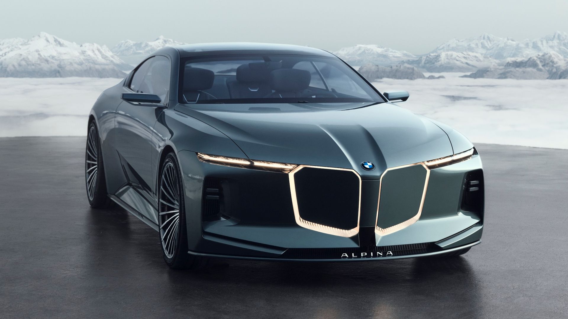 Vision BMW Alpina concept previews pure V8 luxury coupe arriving in 2027