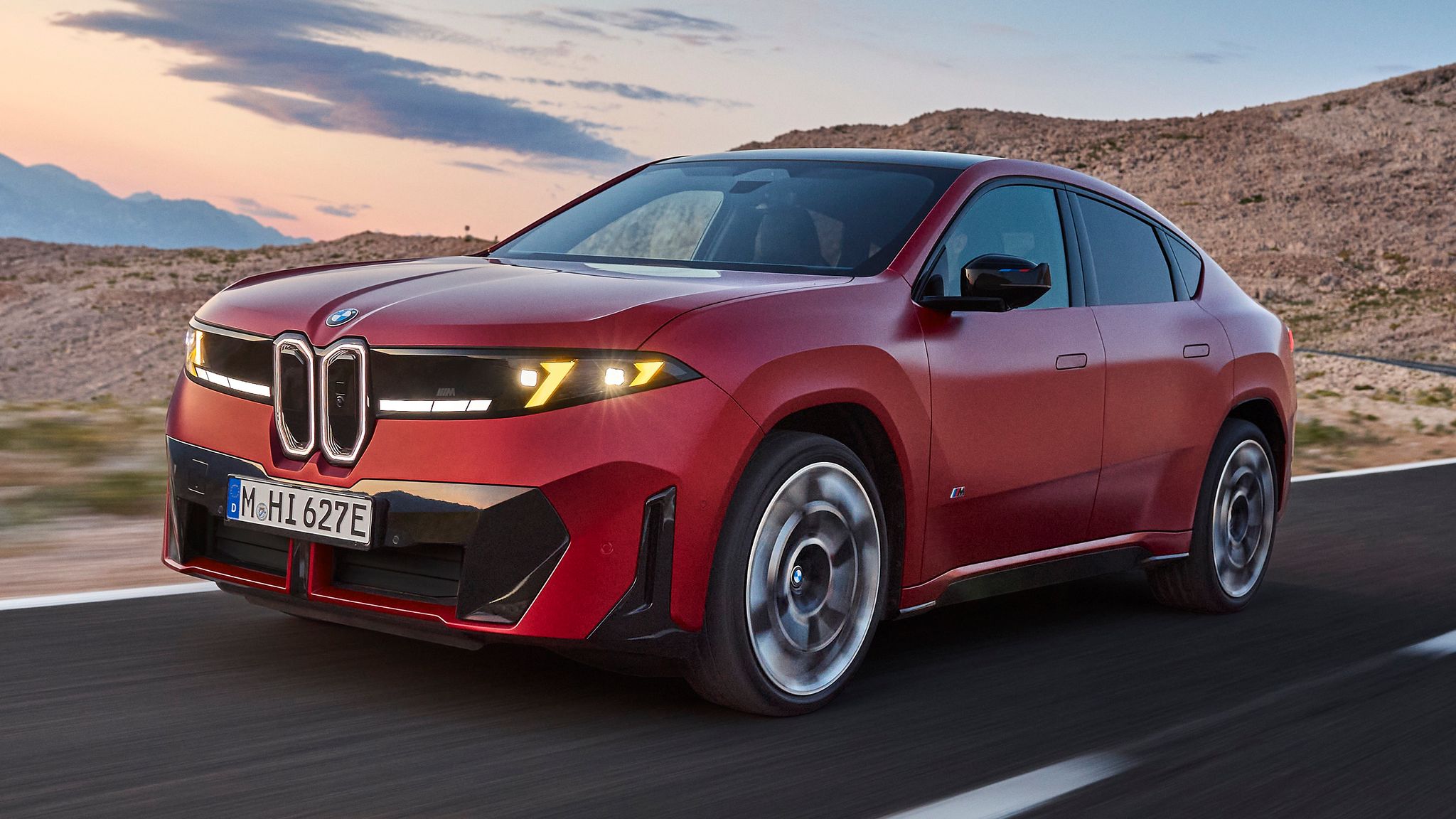 BMW iX4 electric coupe SUV