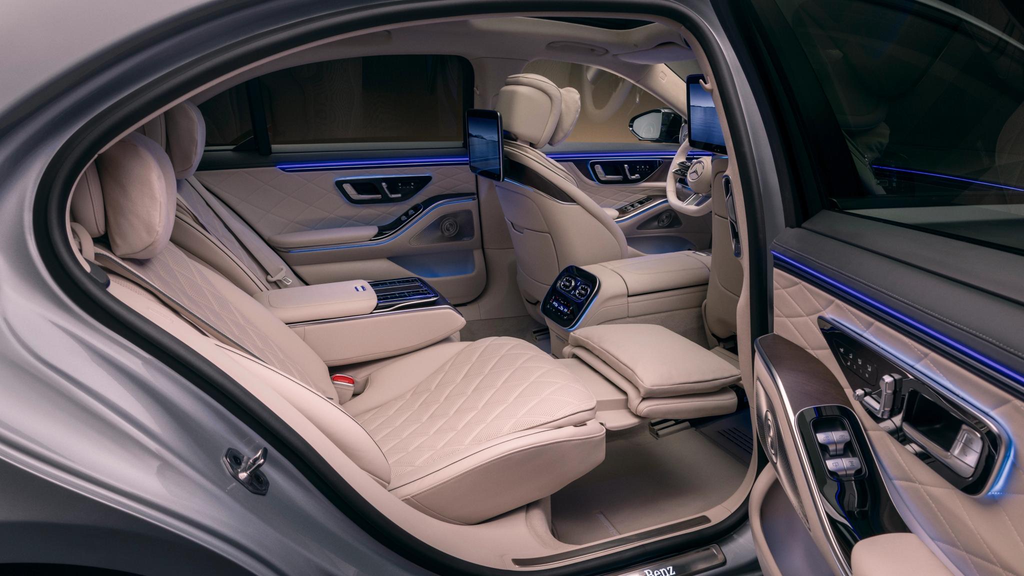 2027 Mercedes-Benz S-Class rear seats