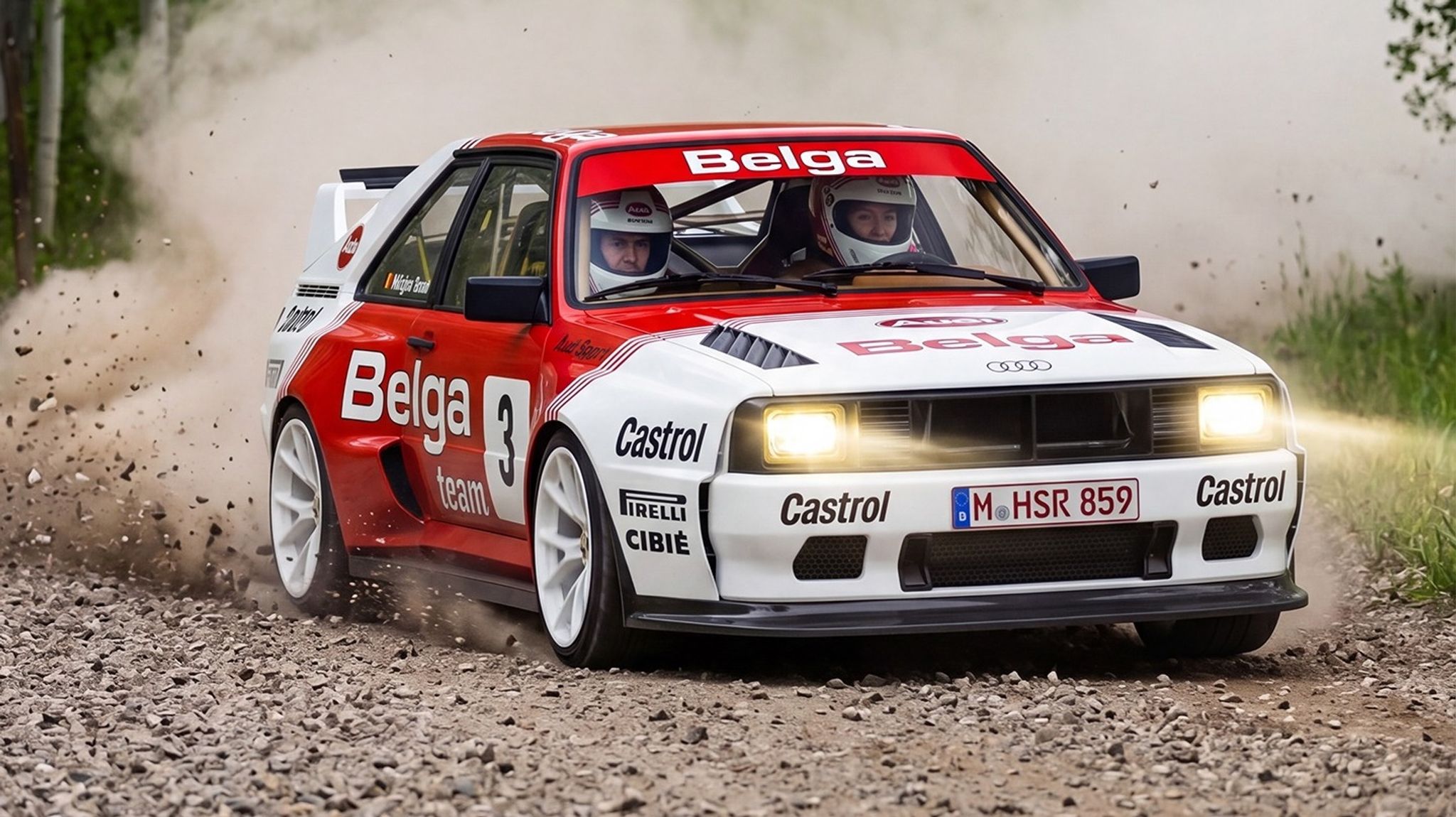 Audi Sport Quattro tribute HSR Manufaktur Type 859 restomod