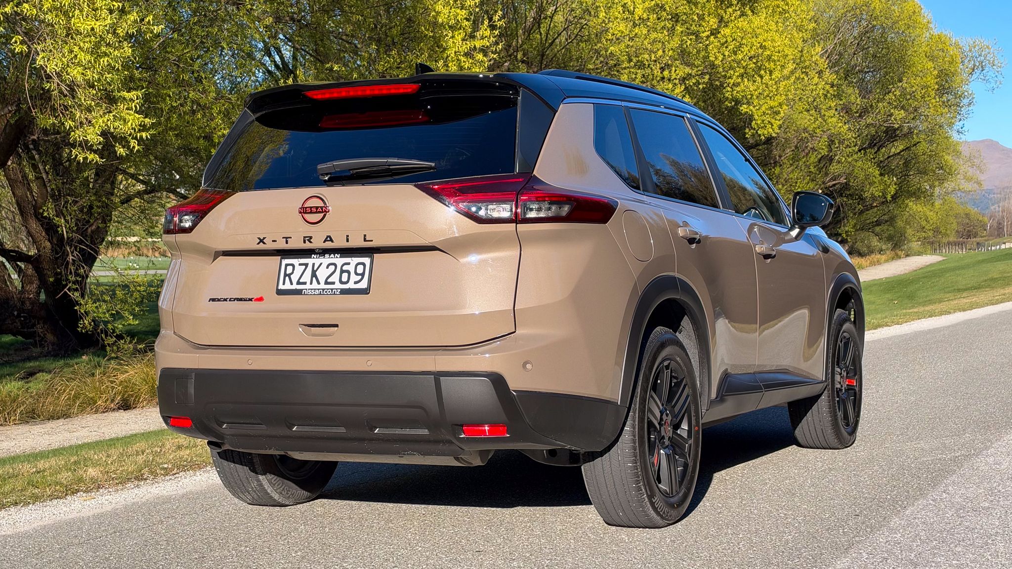 2026 Nissan X-Trail Rock Creek rear three quarter