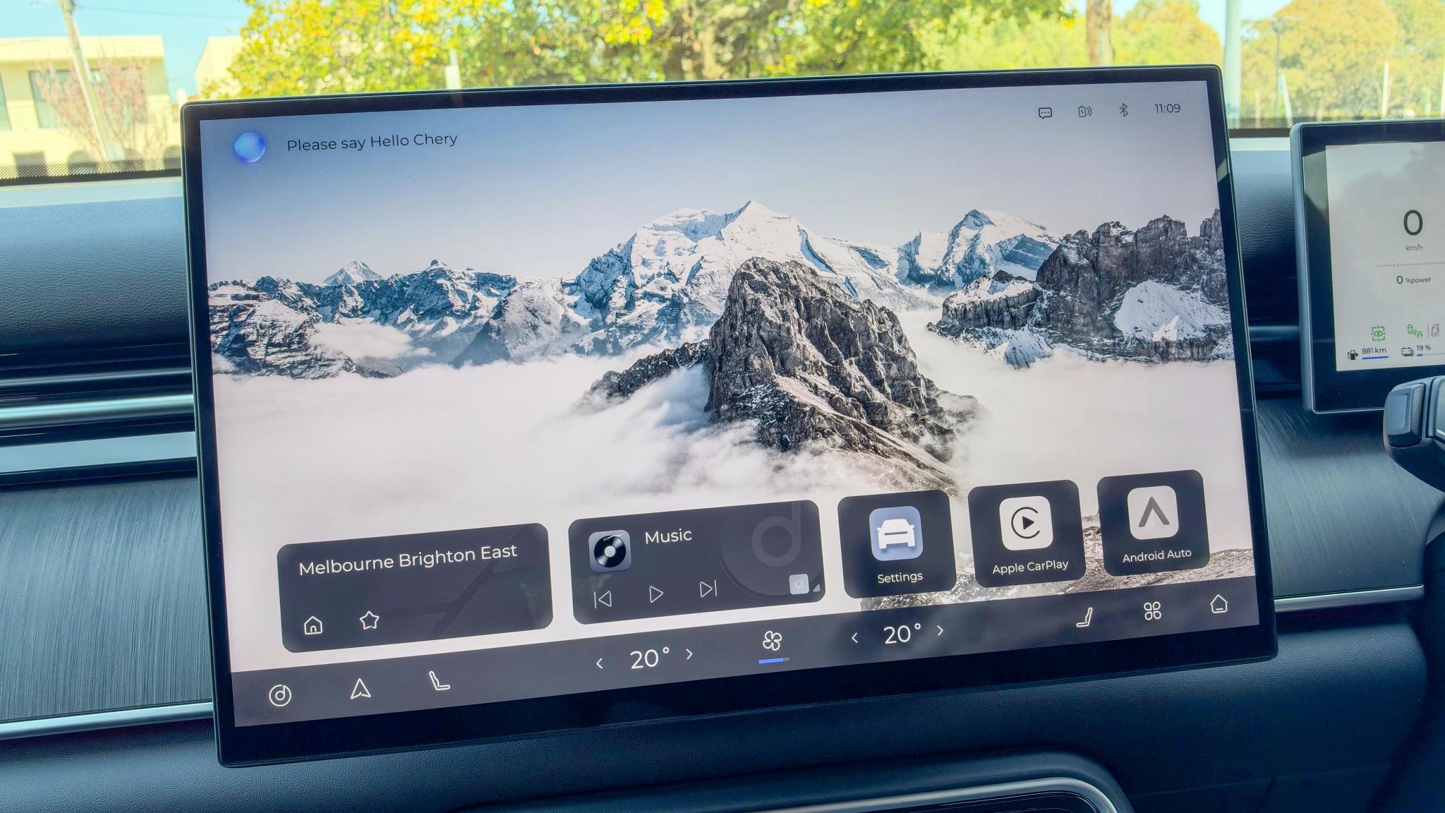 2026 Chery Tiggo 9 front touchscreen