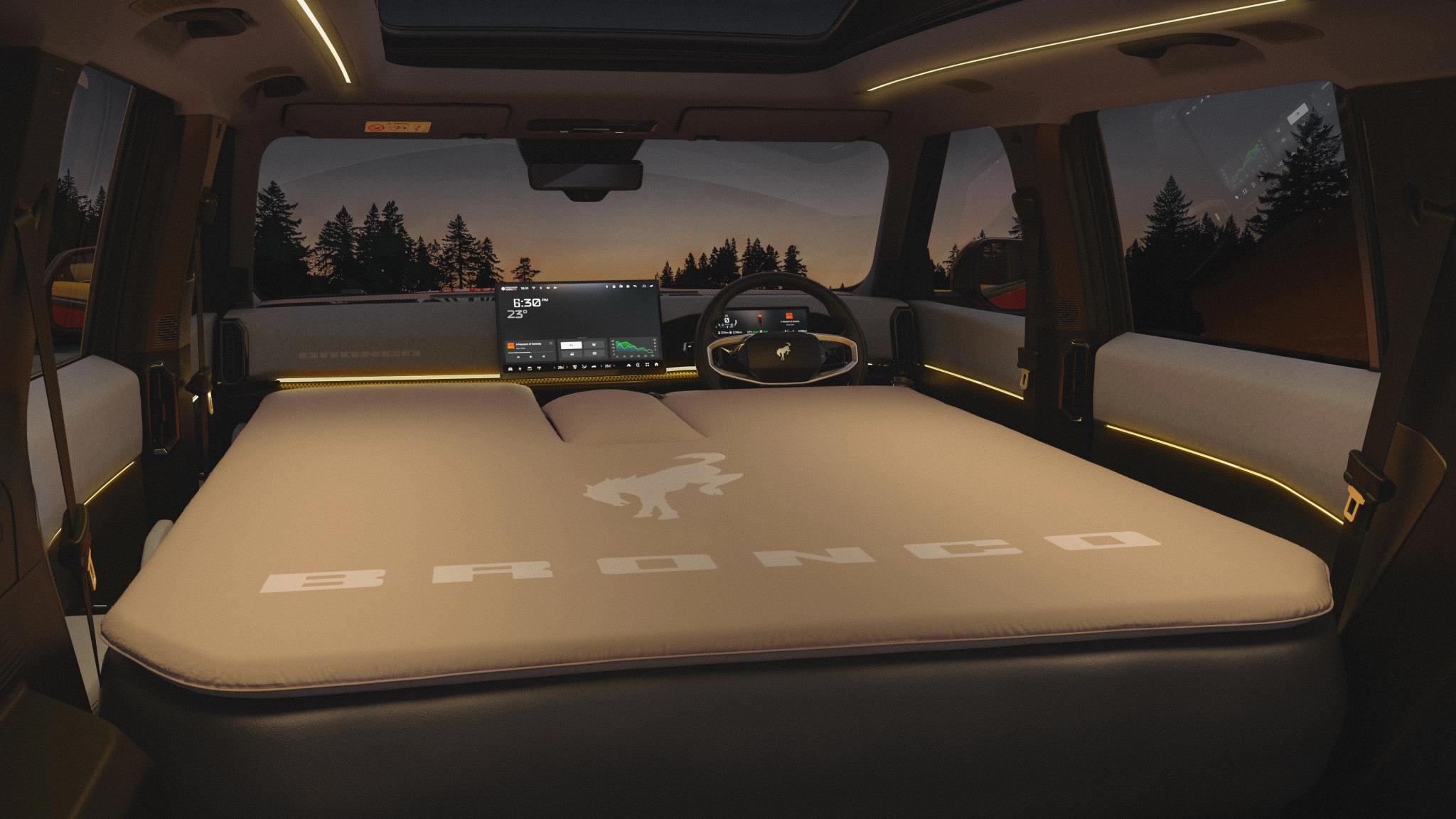 2027 Ford Bronco Basecamp interior bed