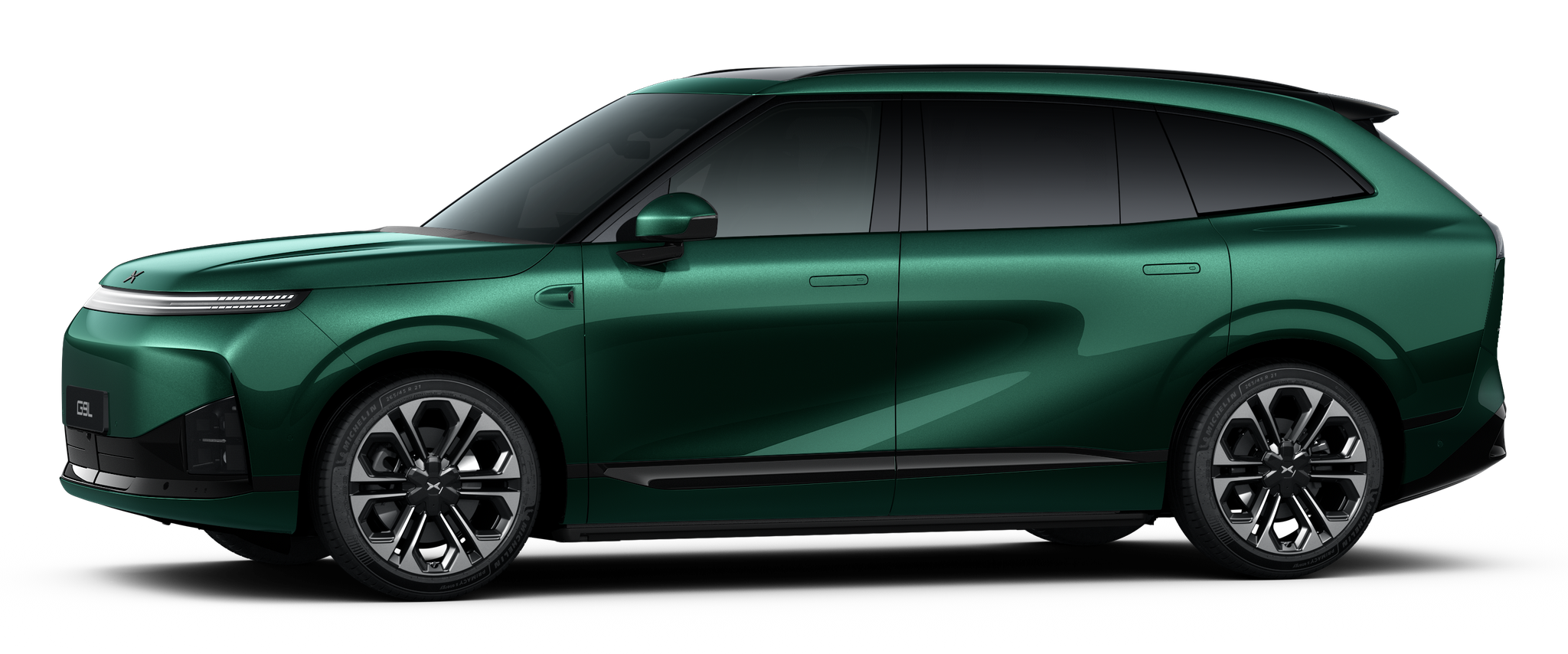 XPENG G9L seven-seat large SUV side profile