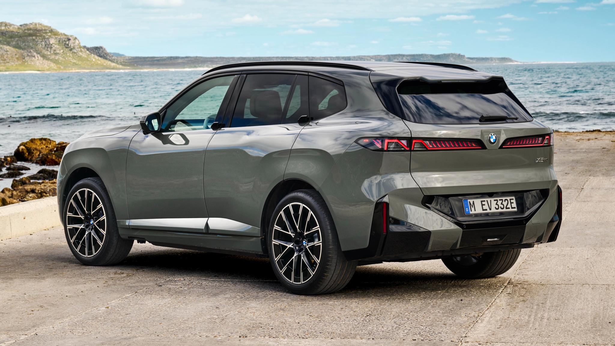 2027 BMW X5 exterior front three quarter rear three quarter