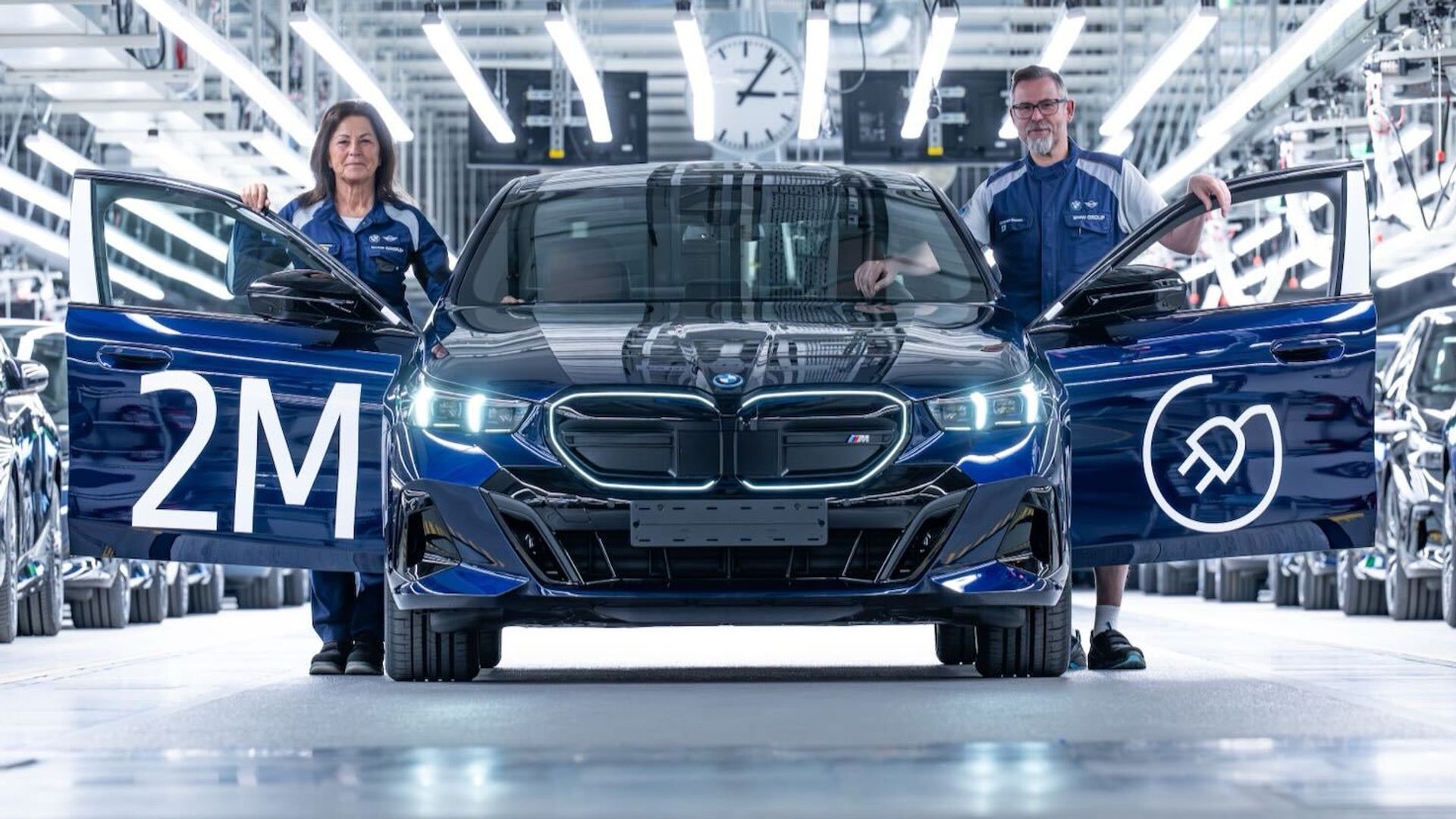 BMW Group hits two million EVs built with i5 M60 milestone car