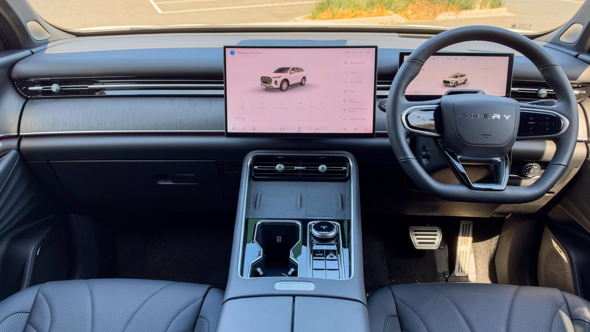 2026 Chery Tiggo 9 front dashboard