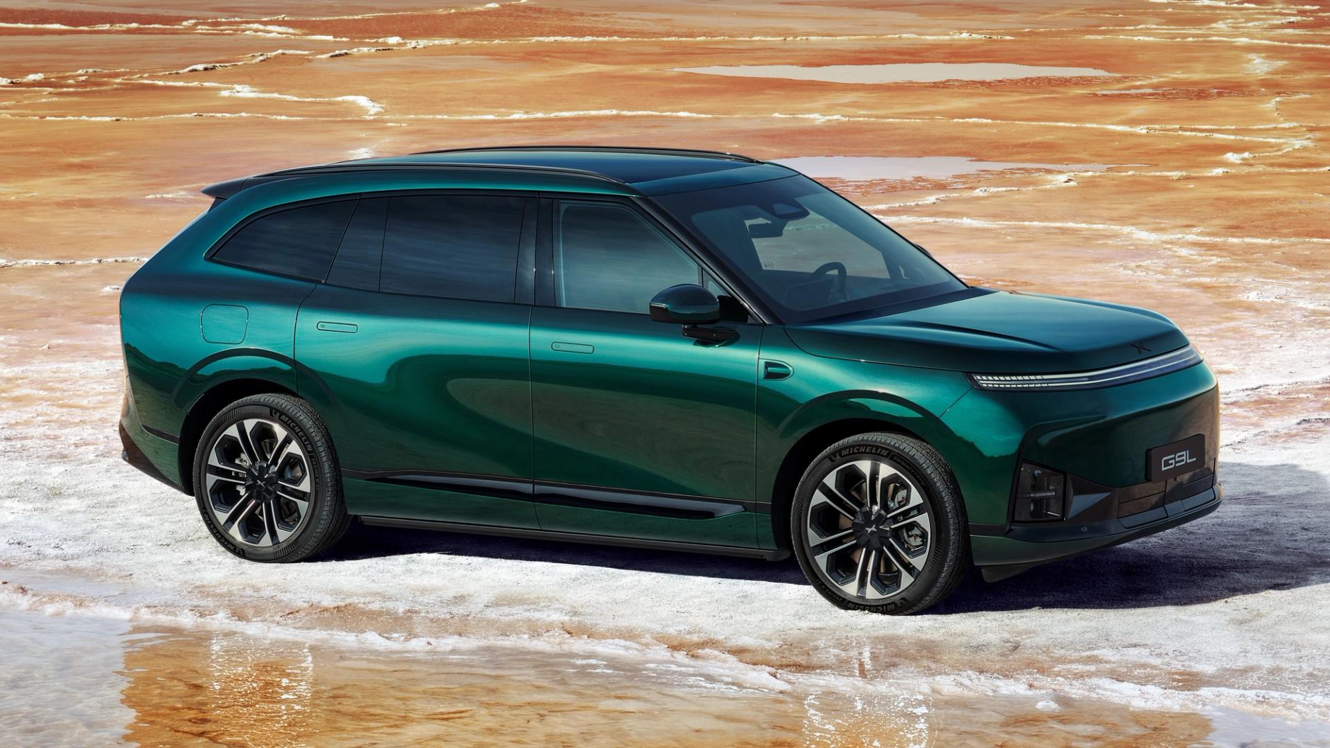 Xpeng G9L seven-seat SUV revealed with 1200km range ahead of launch