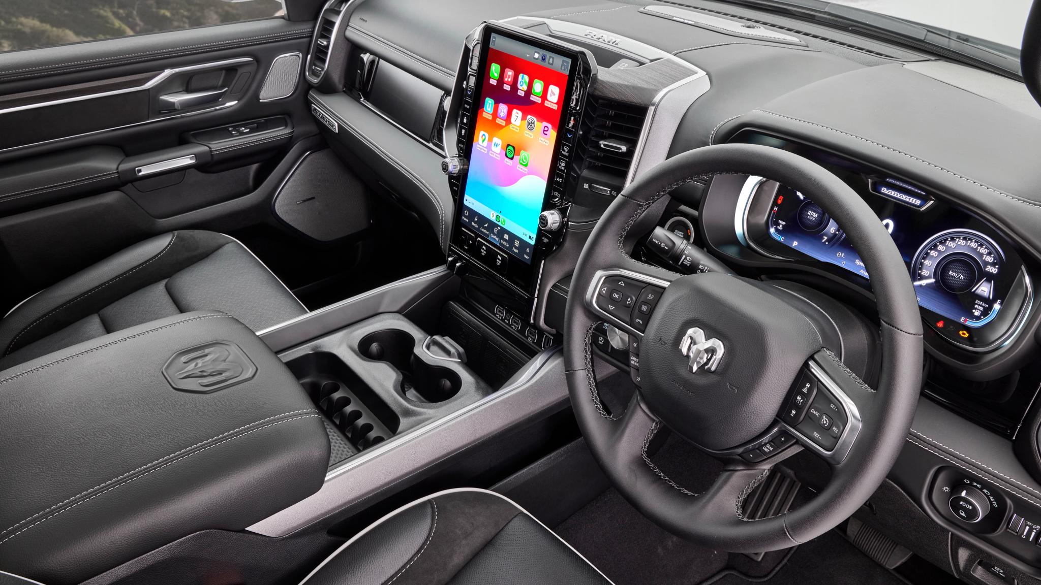 2026 Ram 1500 Laramie Night Edition interior