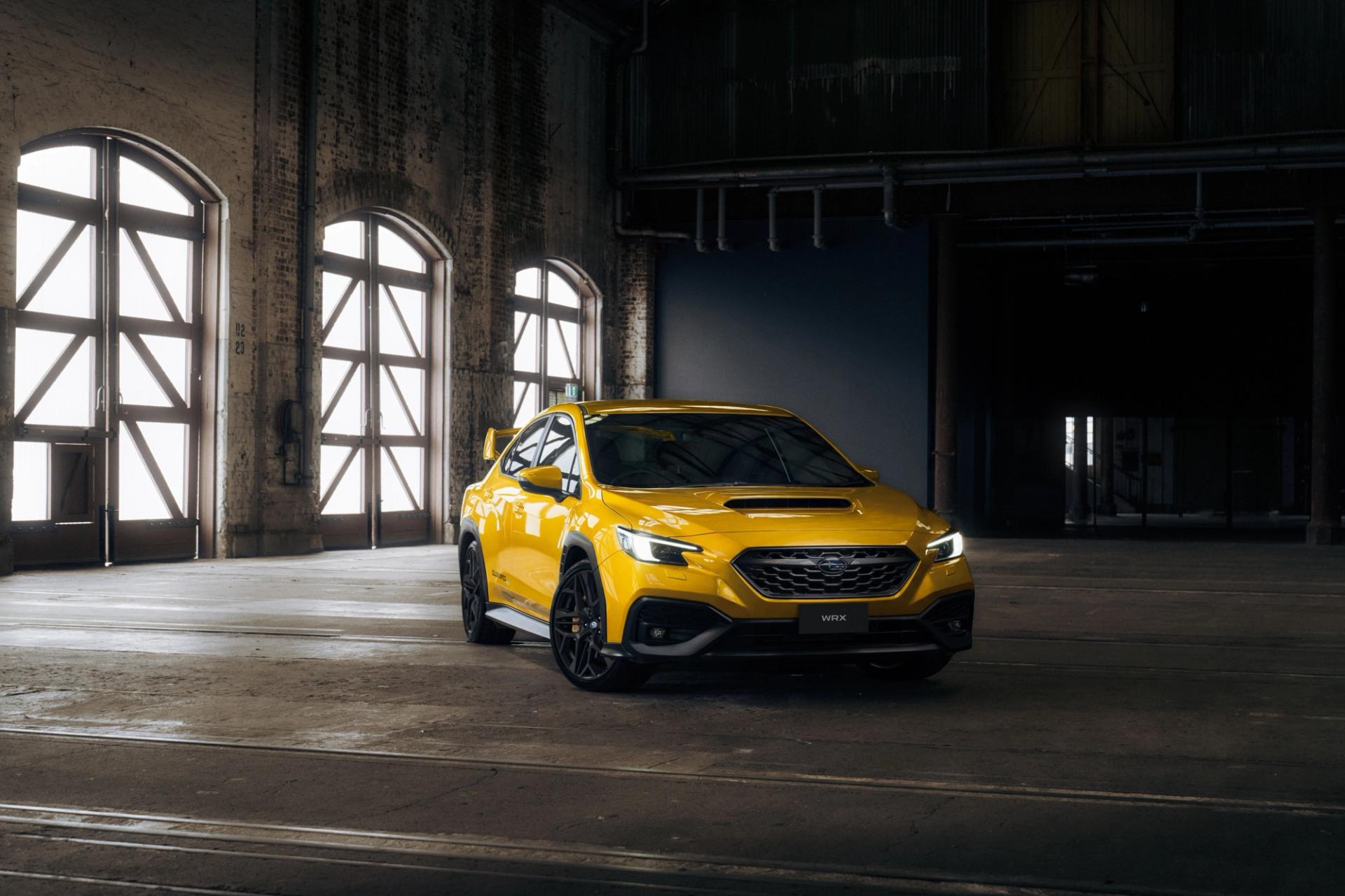 Subaru marks 60,000 WRX sales with sunrise yellow limited edition